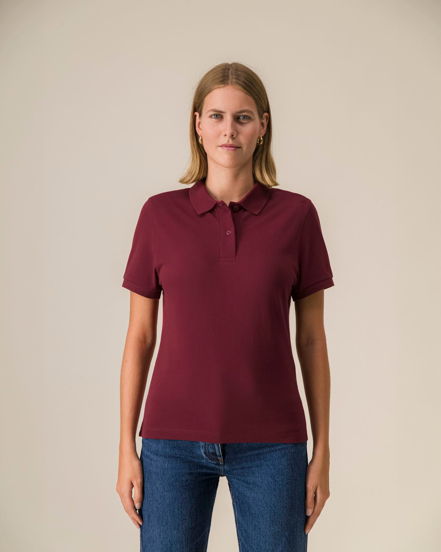 Women's Fitted Polo Shirt - 185 GSM | Stella Coaster STPW977