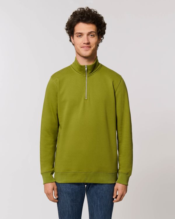 Men's Organic Zip Sweatshirt 300 G/M² | Stanley Trucker Crewnecks STSM611