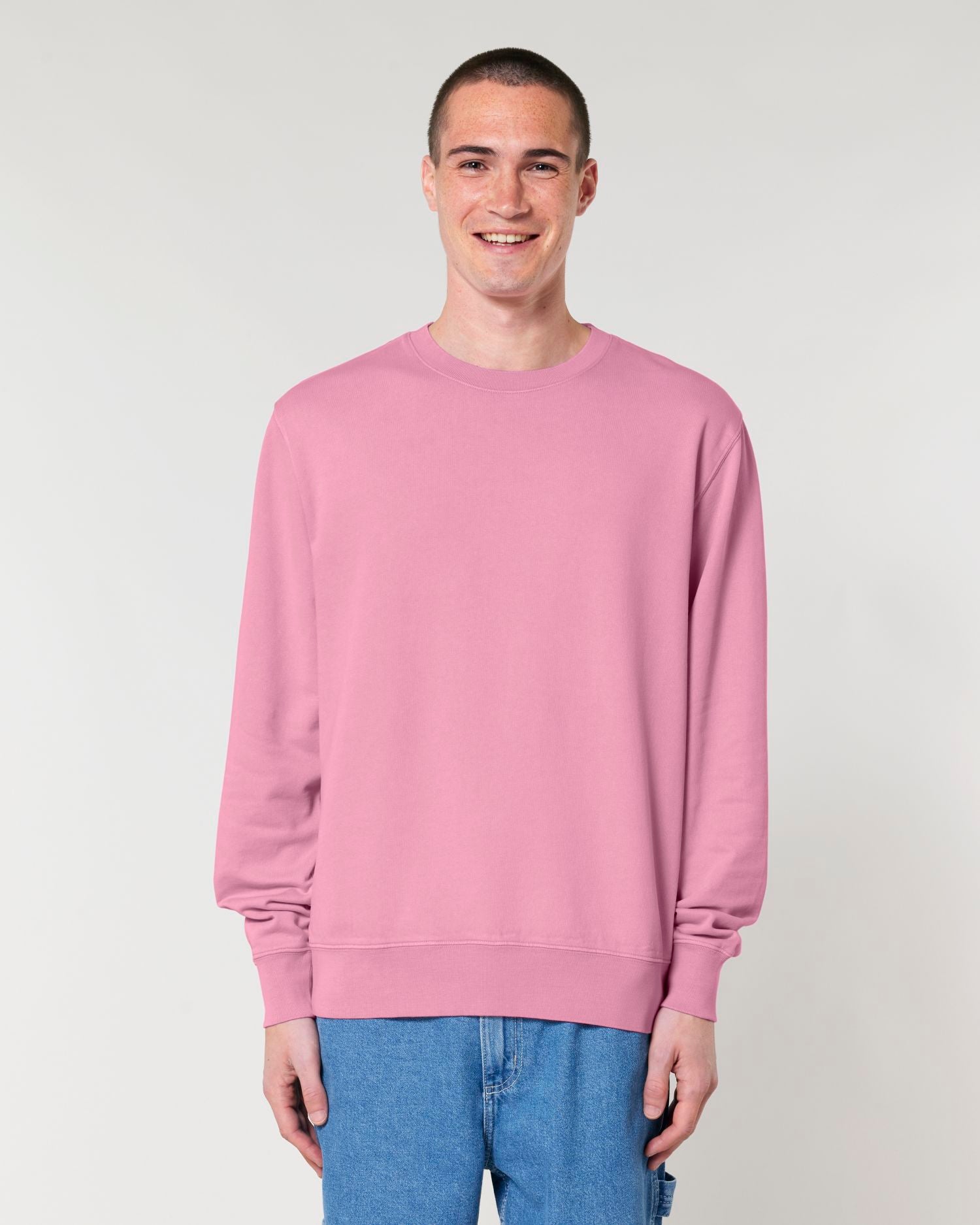 Unisex Garment-Dyed Organic Sweatshirt | Matcher Vintage Crewnecks STSU085