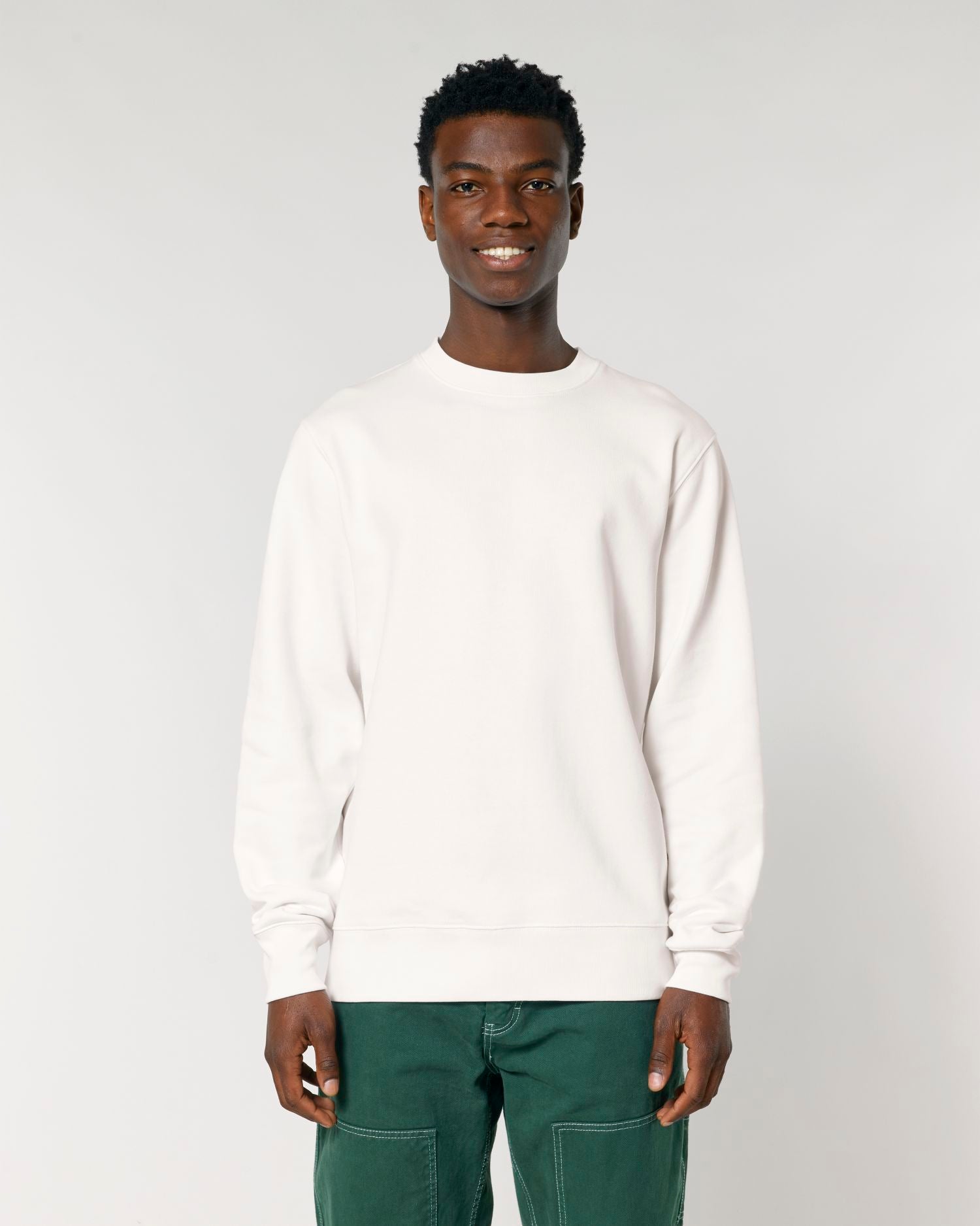 Sudadera unisex de cuello redondo - algodón orgánico 350 GSM | STSU178 Changer 2.0