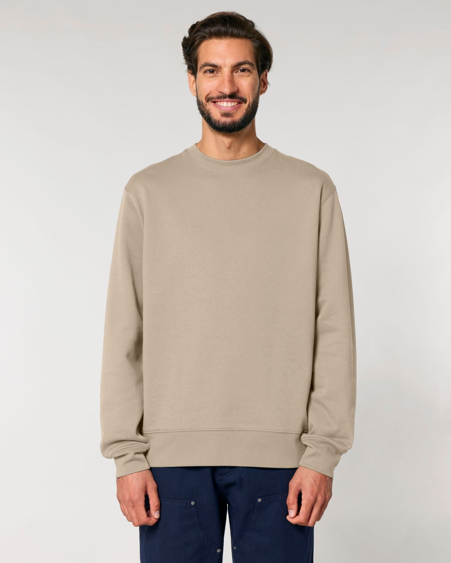 Sudadera unisex de cuello redondo - algodón orgánico 350 GSM | STSU178 Changer 2.0
