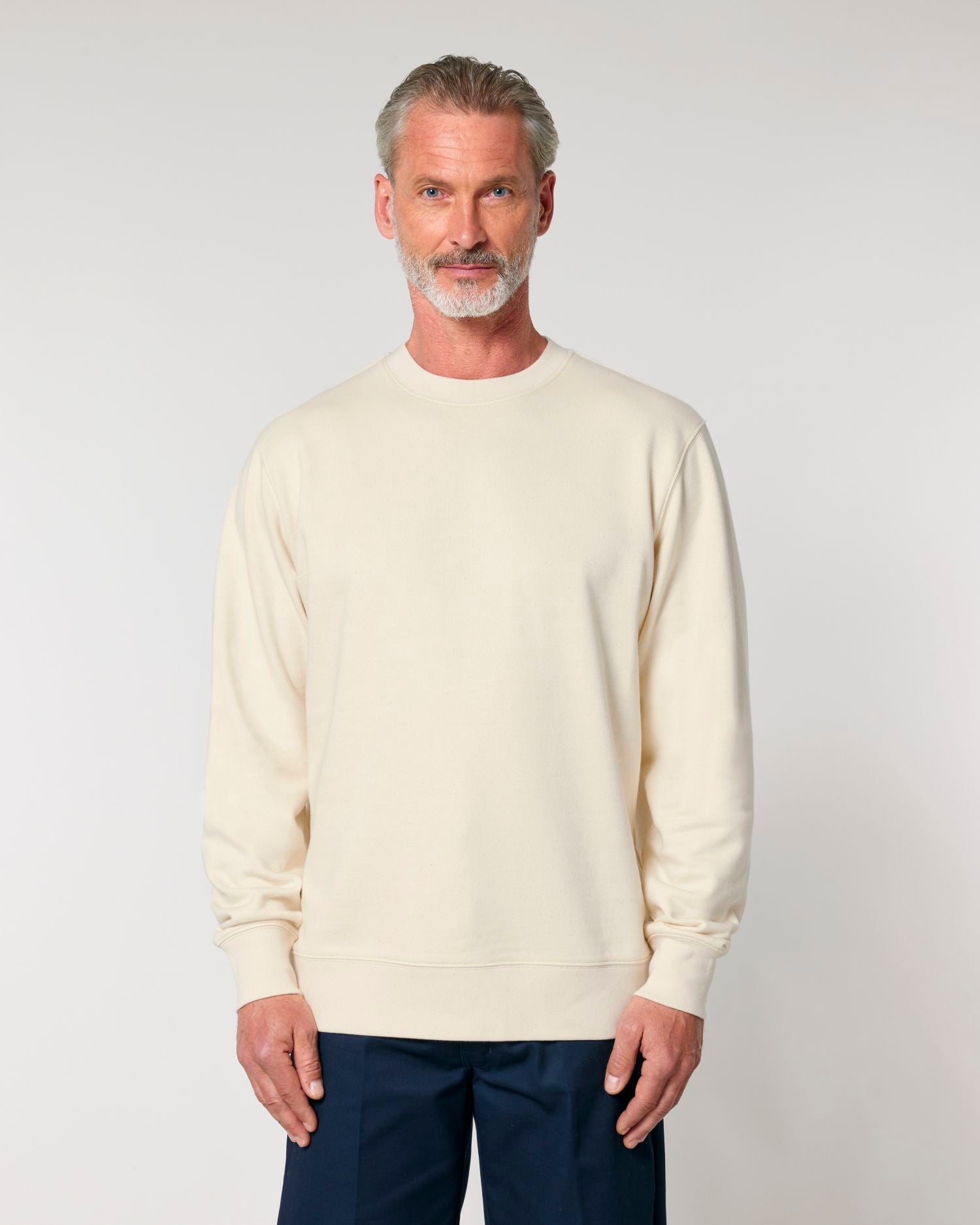 Sudadera unisex de cuello redondo - algodón orgánico 350 GSM | STSU178 Changer 2.0