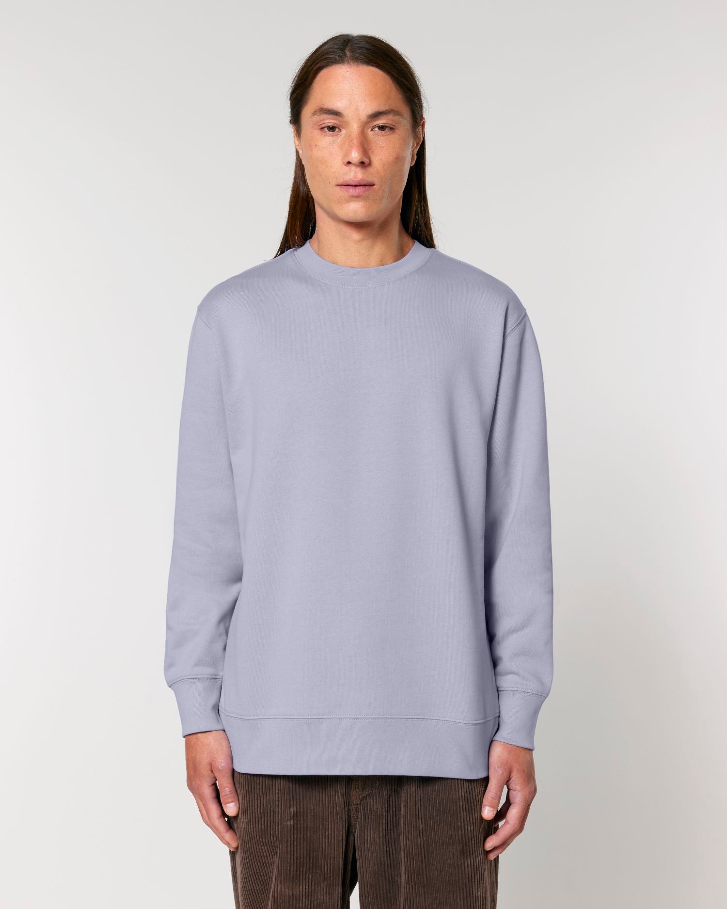 Sudadera unisex de cuello redondo - algodón orgánico 350 GSM | STSU178 Changer 2.0