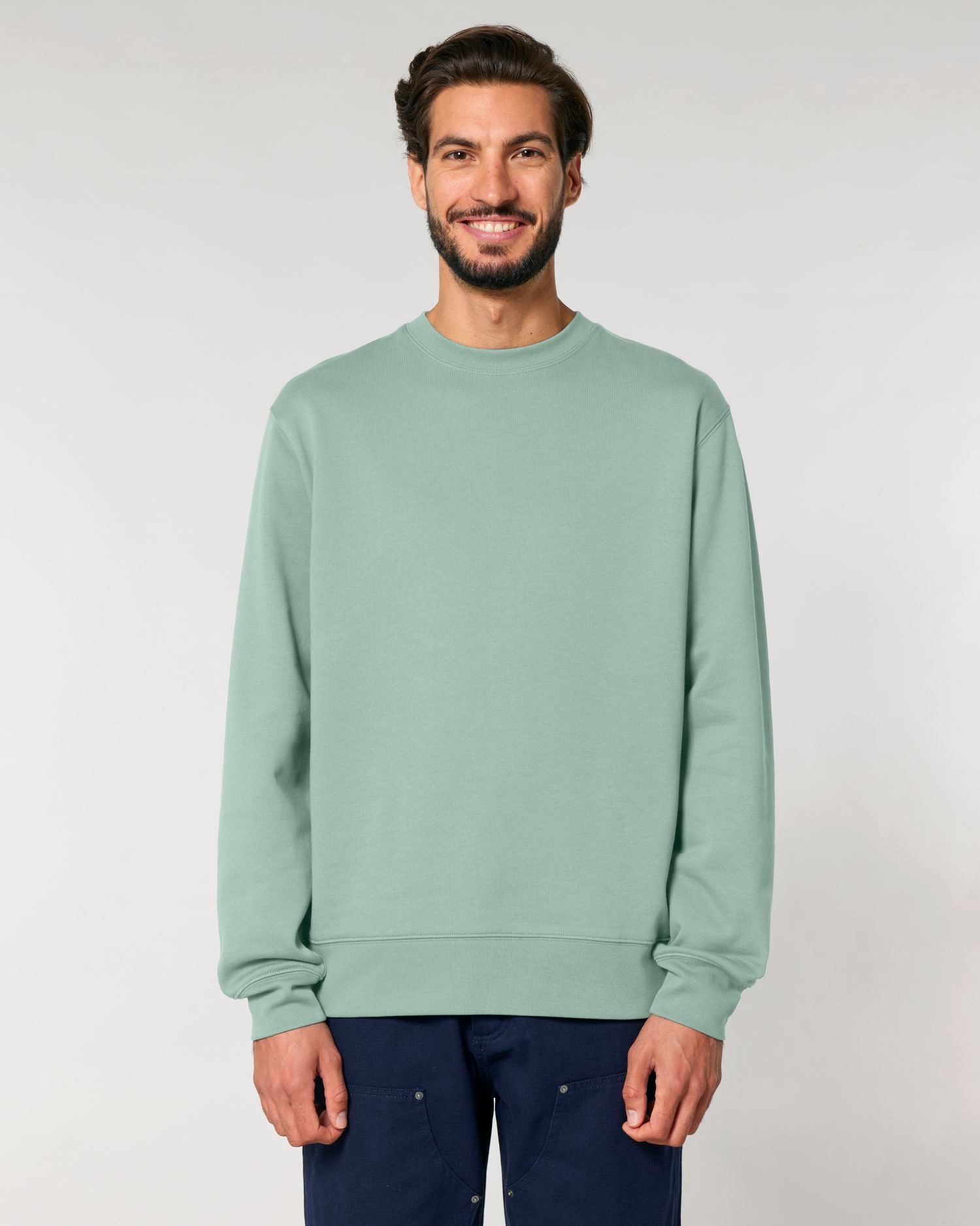 Sudadera unisex de cuello redondo - algodón orgánico 350 GSM | STSU178 Changer 2.0