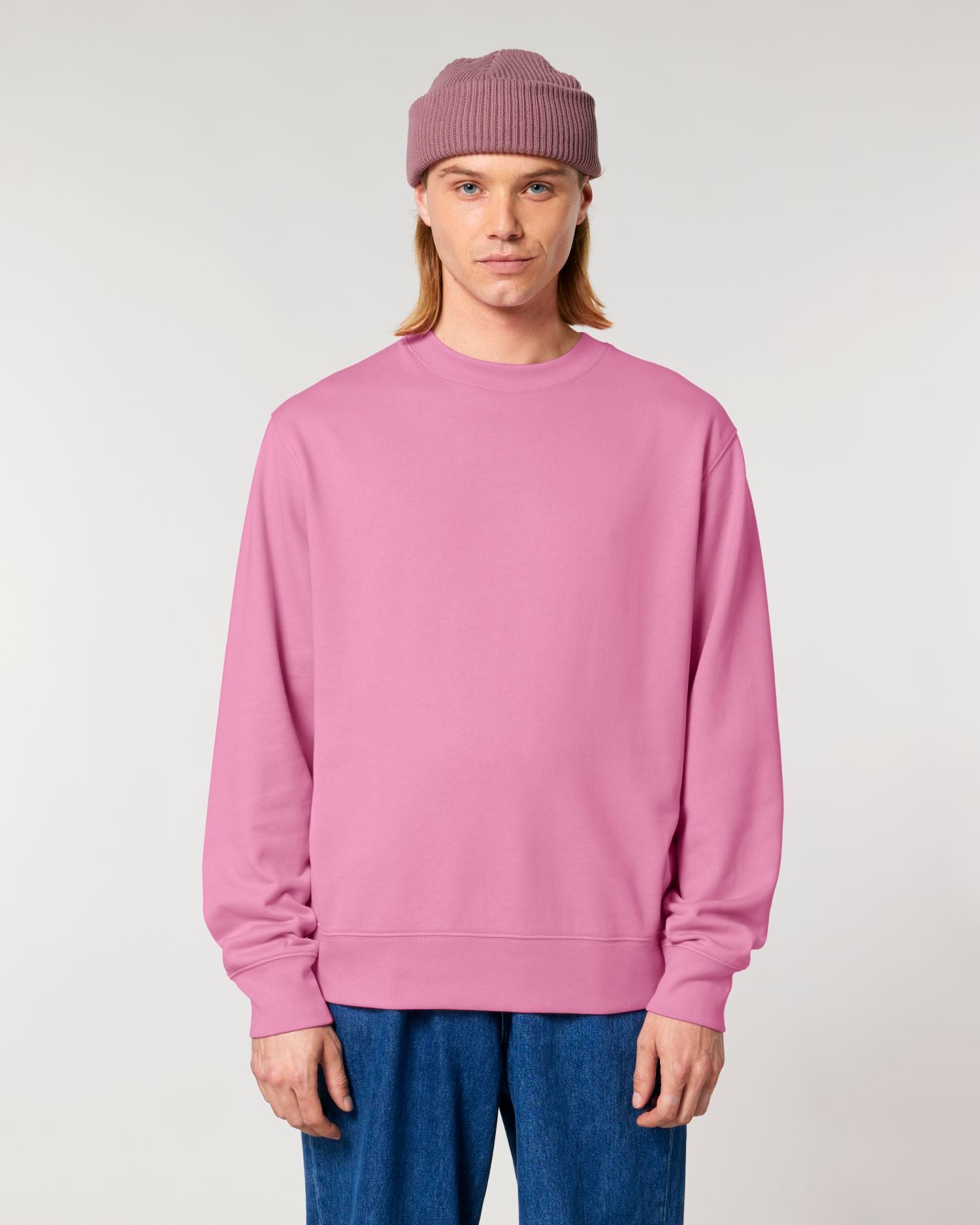 Sudadera unisex de cuello redondo - algodón orgánico 350 GSM | STSU178 Changer 2.0