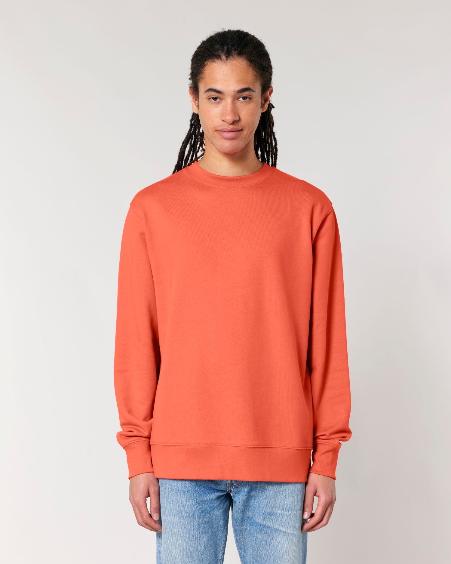 Sudadera unisex de cuello redondo - algodón orgánico 350 GSM | STSU178 Changer 2.0
