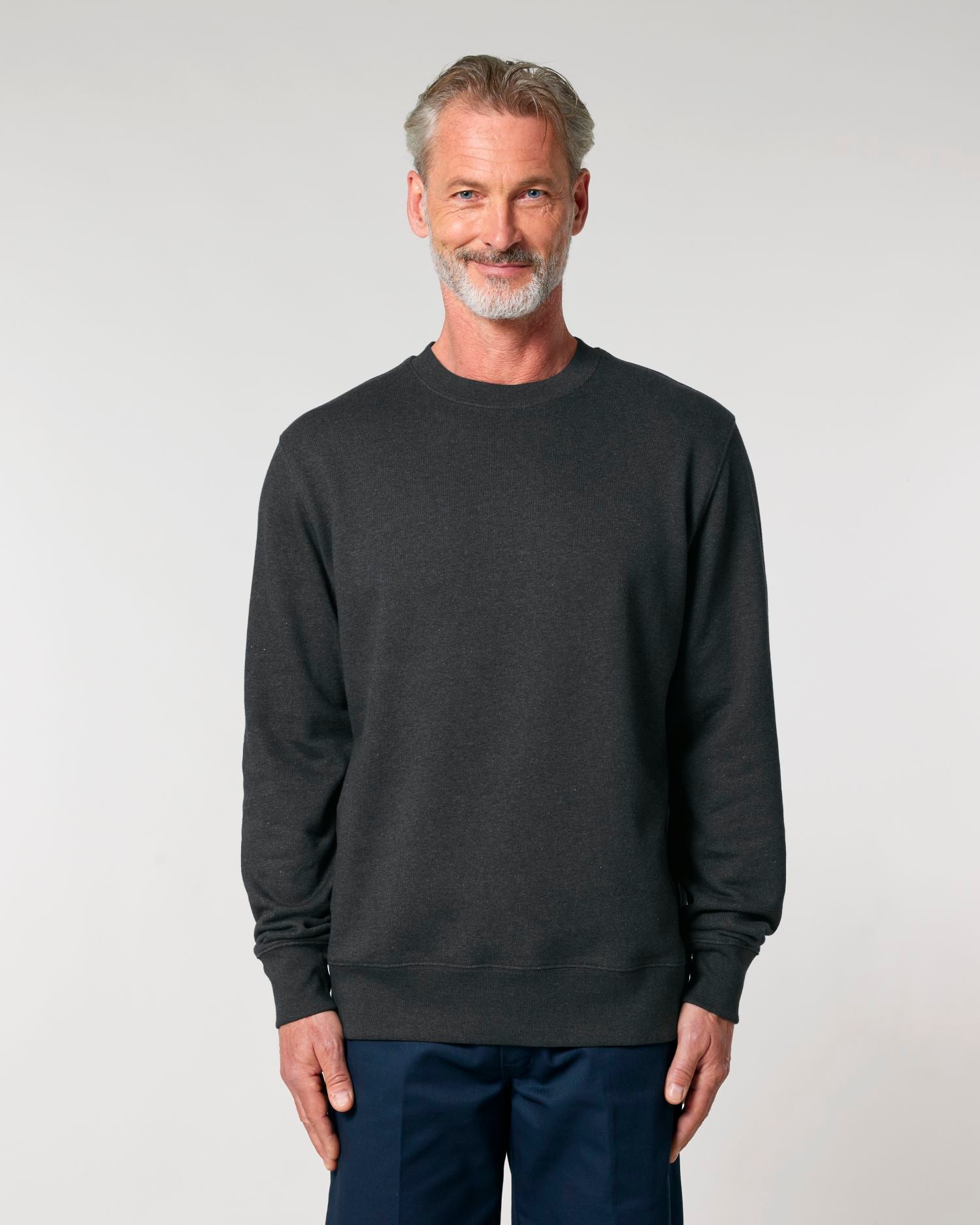 Sudadera unisex de cuello redondo - algodón orgánico 350 GSM | STSU178 Changer 2.0