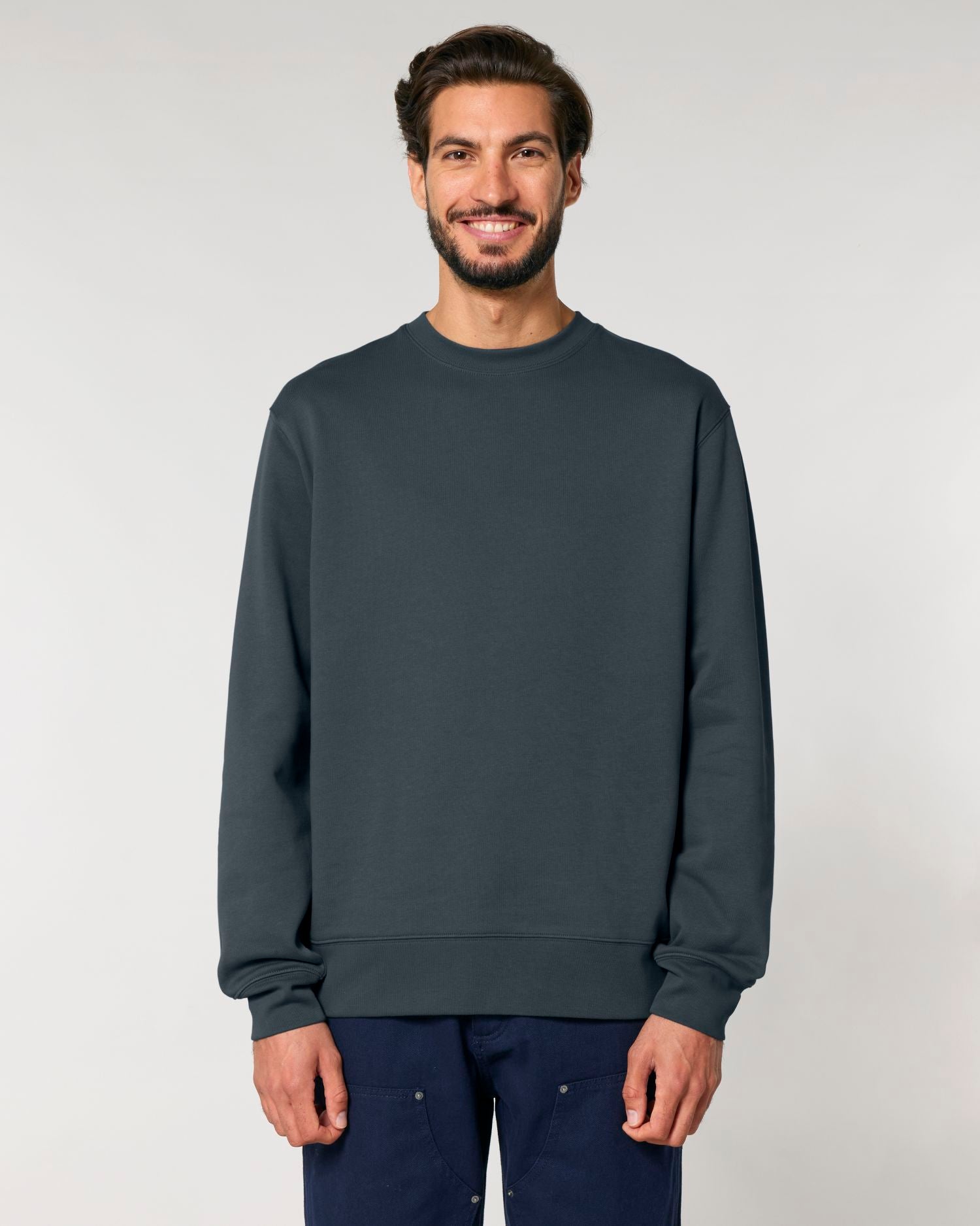 Sudadera unisex de cuello redondo - algodón orgánico 350 GSM | STSU178 Changer 2.0