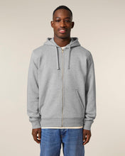 Sweat à capuche zippé mi-léger en coton biologique unisexe - 280 GSM | Mixer STSU205