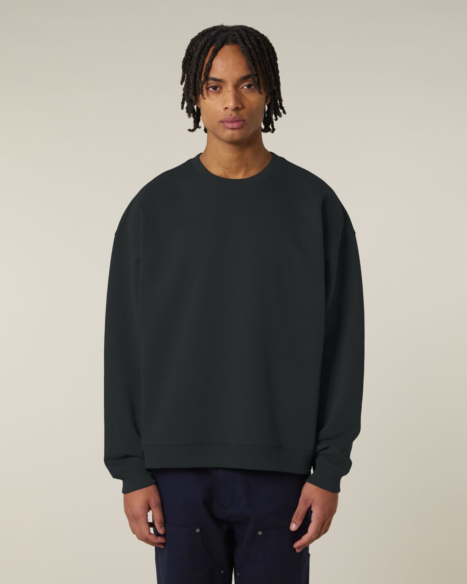 Unisex Oversized Sweatshirt aus Bio-Baumwolle mit Rundhalsausschnitt - 350 GSM | Radder 2.0 STSU208