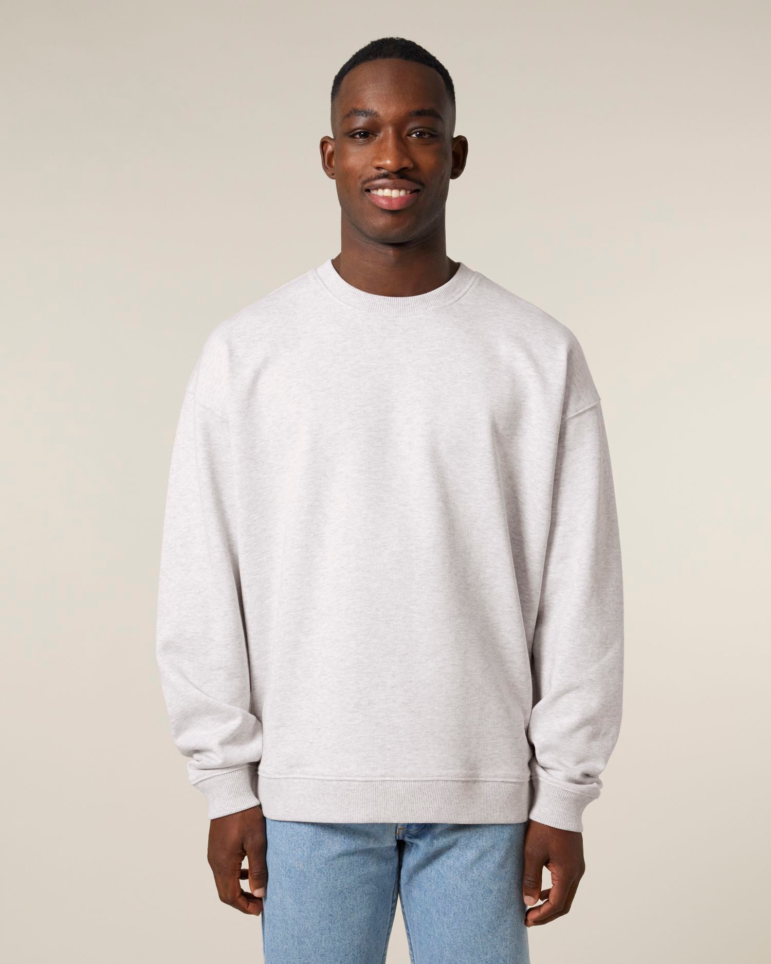 Unisex Oversized Organic Cotton Crew Neck Sweatshirt - 350 GSM | Radder 2.0 STSU208