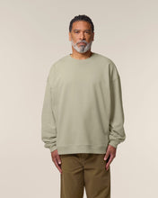 Uniseks Oversized Organisch Katoenen Ronde Hals Sweater - 350 GSM | Radder 2.0 STSU208