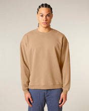 Unisex Organic Oversized Garment Dyed Crew Neck Sweatshirt - 380 GSM | Radder 2.0 Vintage STSU210