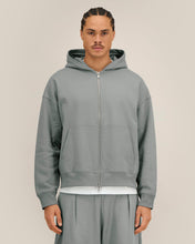 Sudadera unisex Oversized con capucha y cremallera completa de algodón reciclado - 400 g/m² | Fronter - STSU275