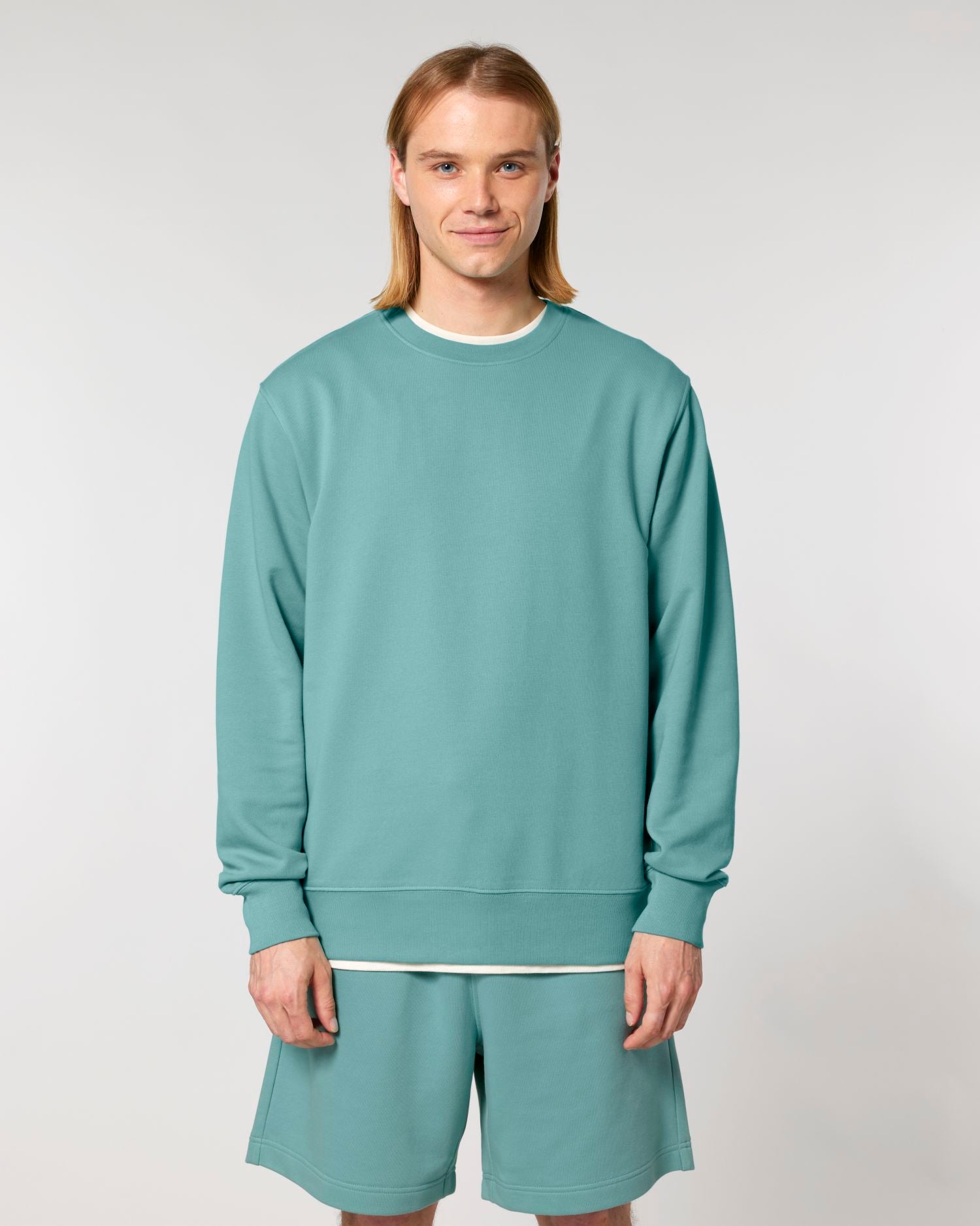 Unisex Organische Medium Fit Crewneck Sweatshirt | Matcher STSU799