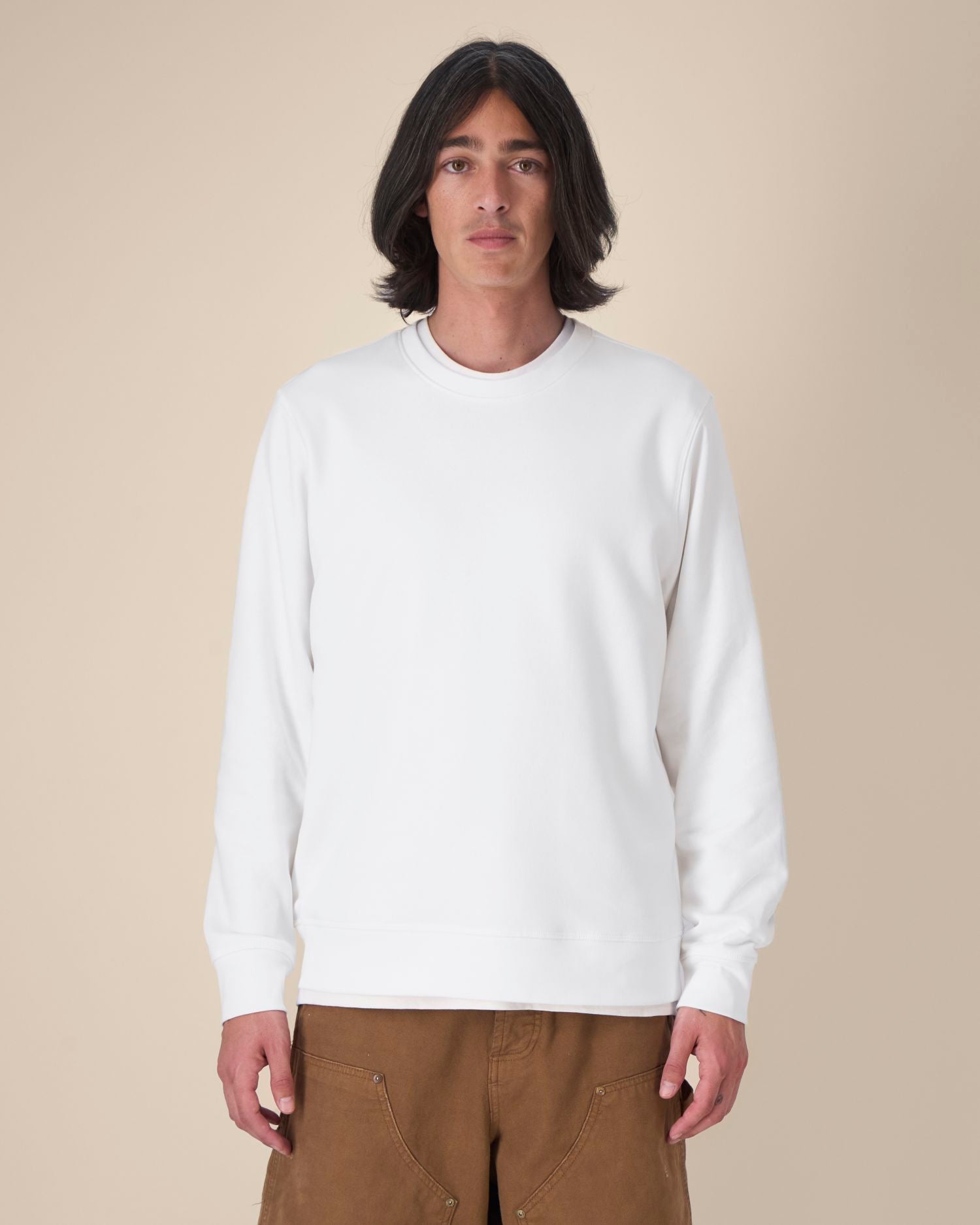 Sudadera de Cuello redondo orgánica unisex de peso medio-ligero - 280 g/m² | Roller STSU868