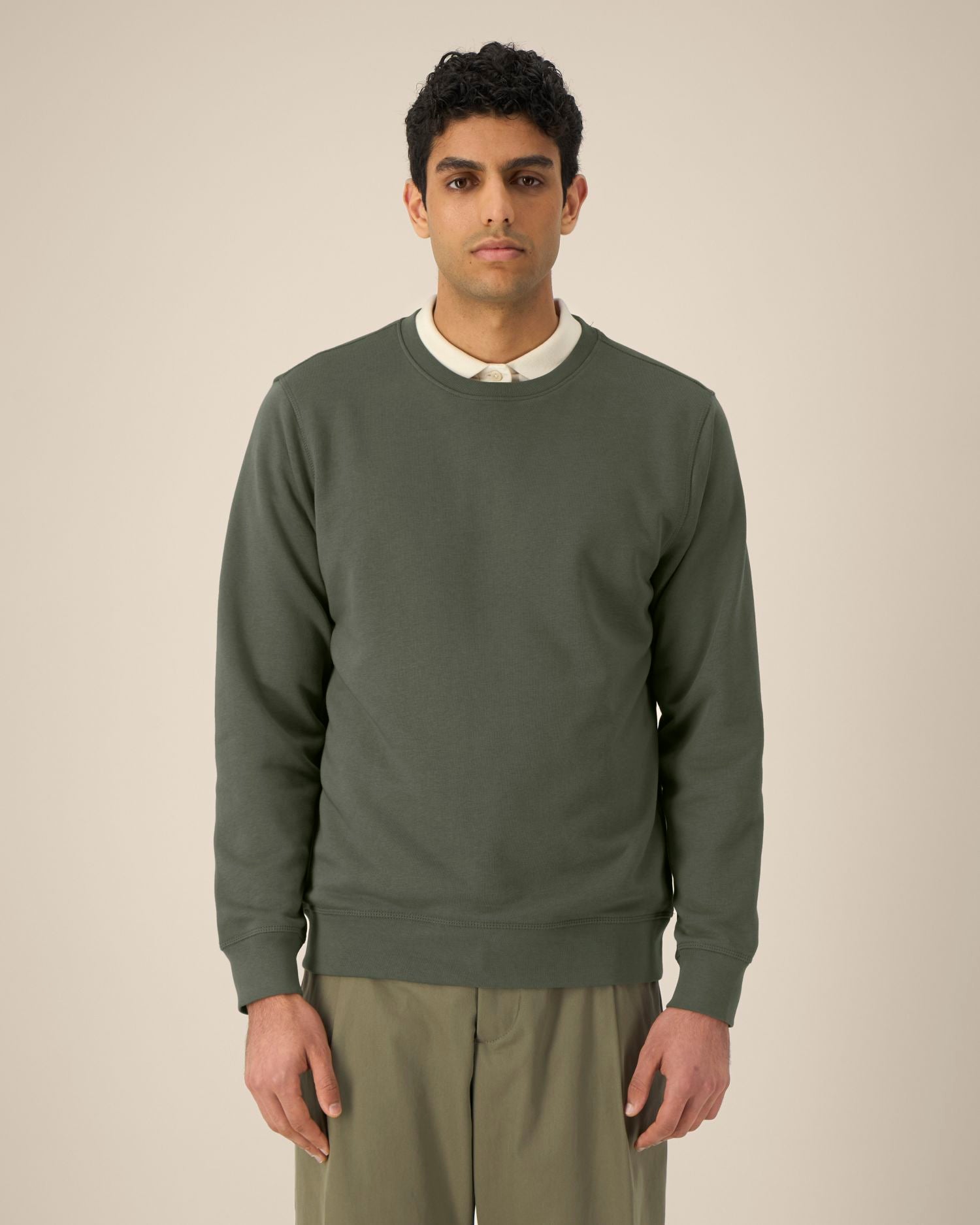 Sudadera de Cuello redondo orgánica unisex de peso medio-ligero - 280 g/m² | Roller STSU868