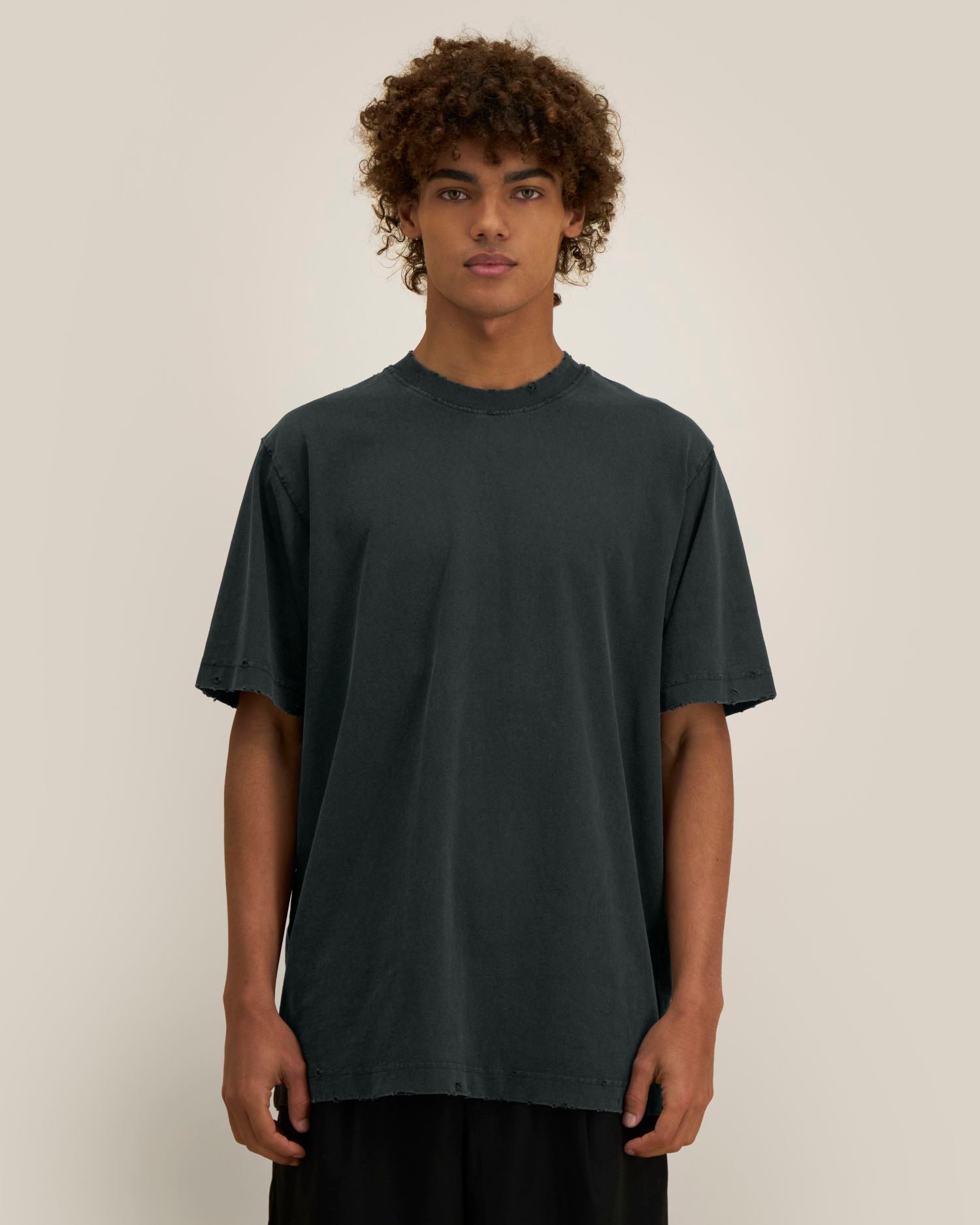 Stückgefärbtes schweres T-Shirt im Used-Look – 240 GSM | Freestyler Super Vintage – STTU280