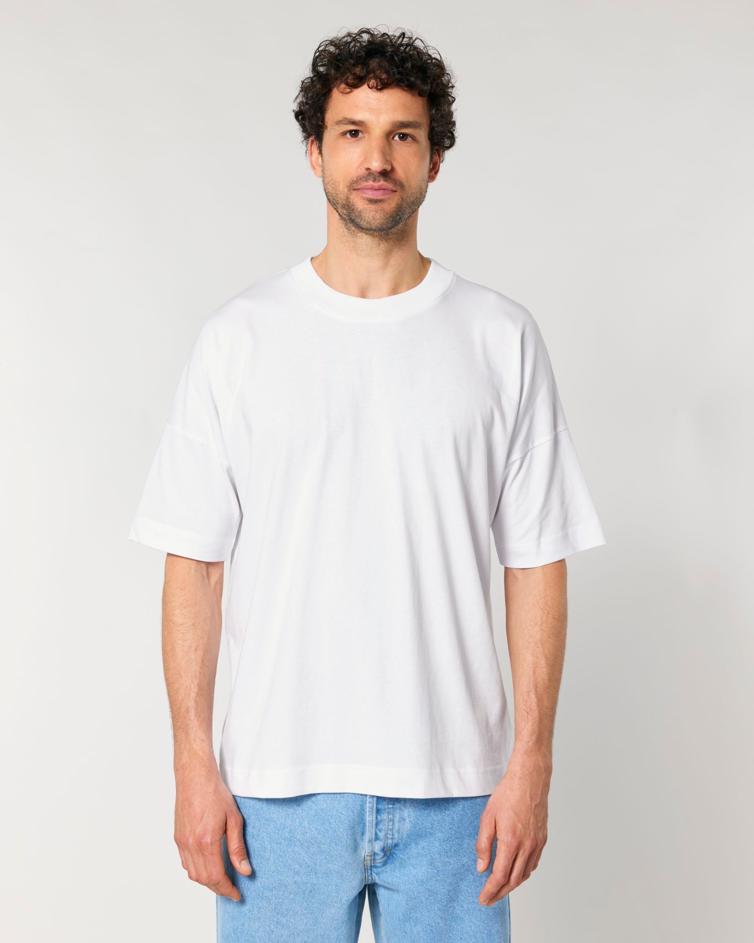 Unisex Organic High Neck Oversized T-shirt - 200 g/m² | Blaster STTU815