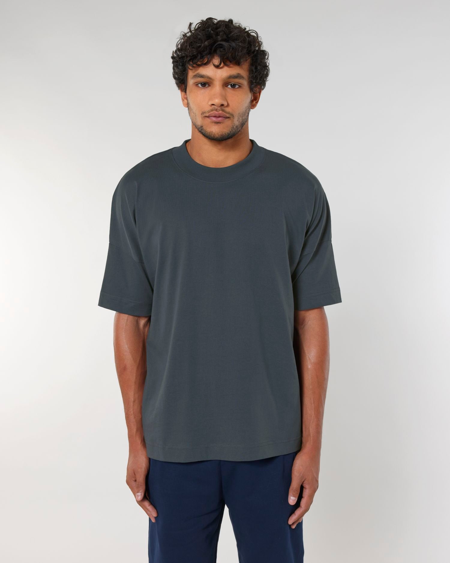 Unisex Organic High Neck Oversized T-shirt - 200 g/m² | Blaster STTU815