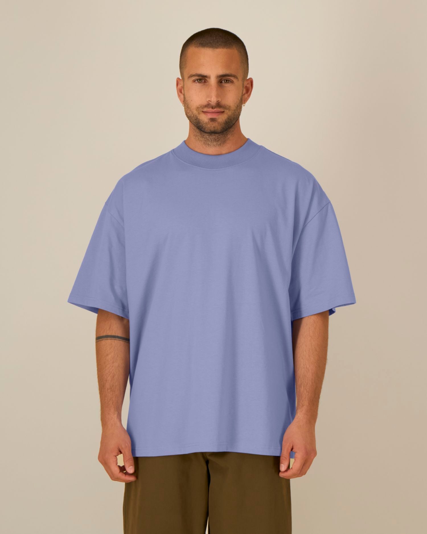 Unisex Oversized High Neck T-Shirt - 200 GSM | Blaster 2.0 STTU959