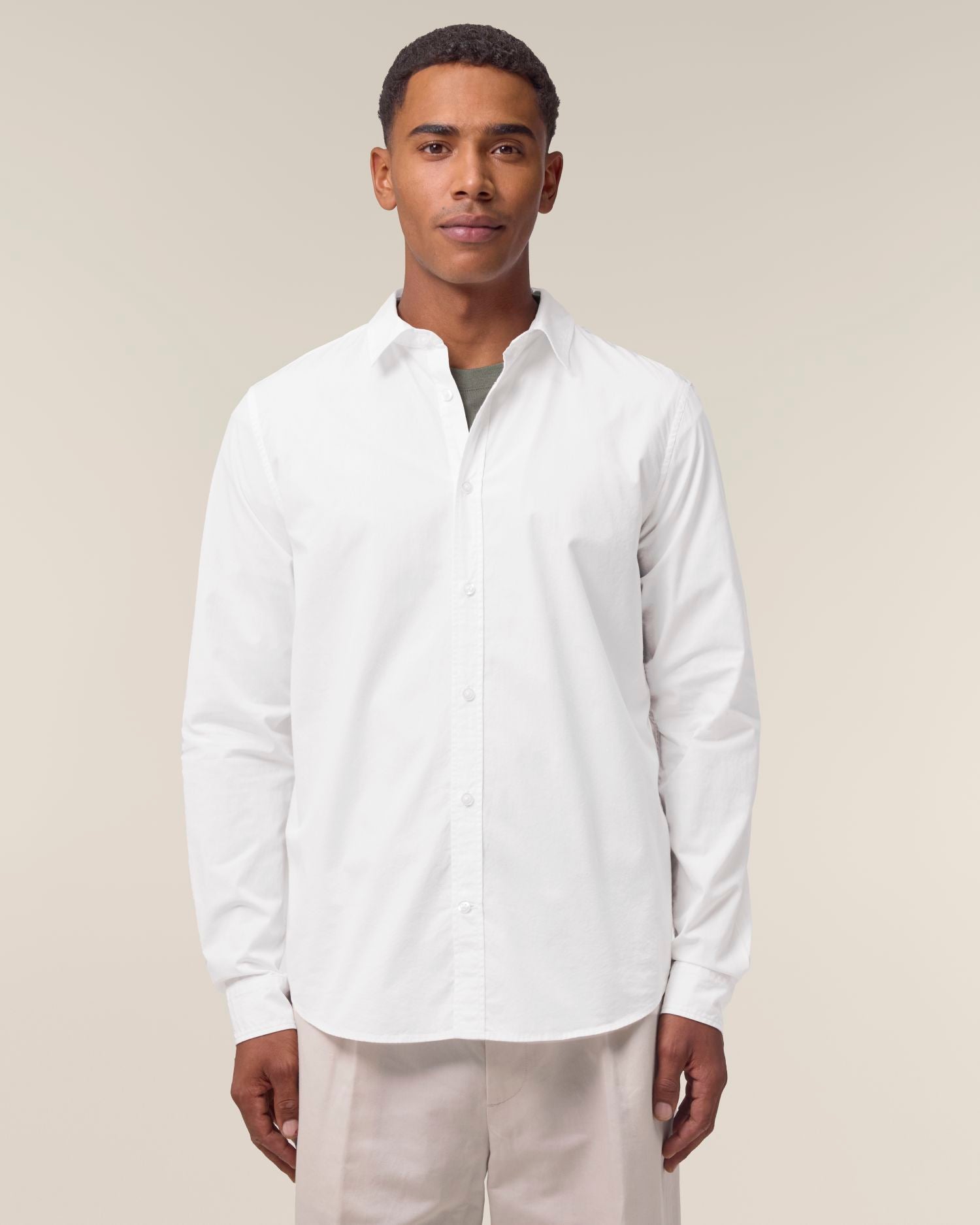 Camisa de Popelina para Hombre - 130 GSM | Camisa Stanley Styler STWM969