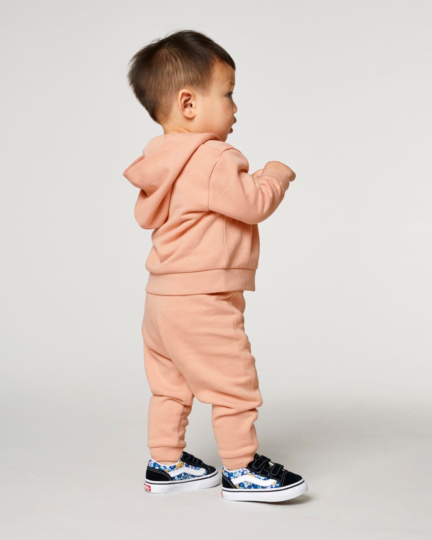 'Organic Babies' Zip-Thru Hoodie | Baby Connector Zipthru STSB105