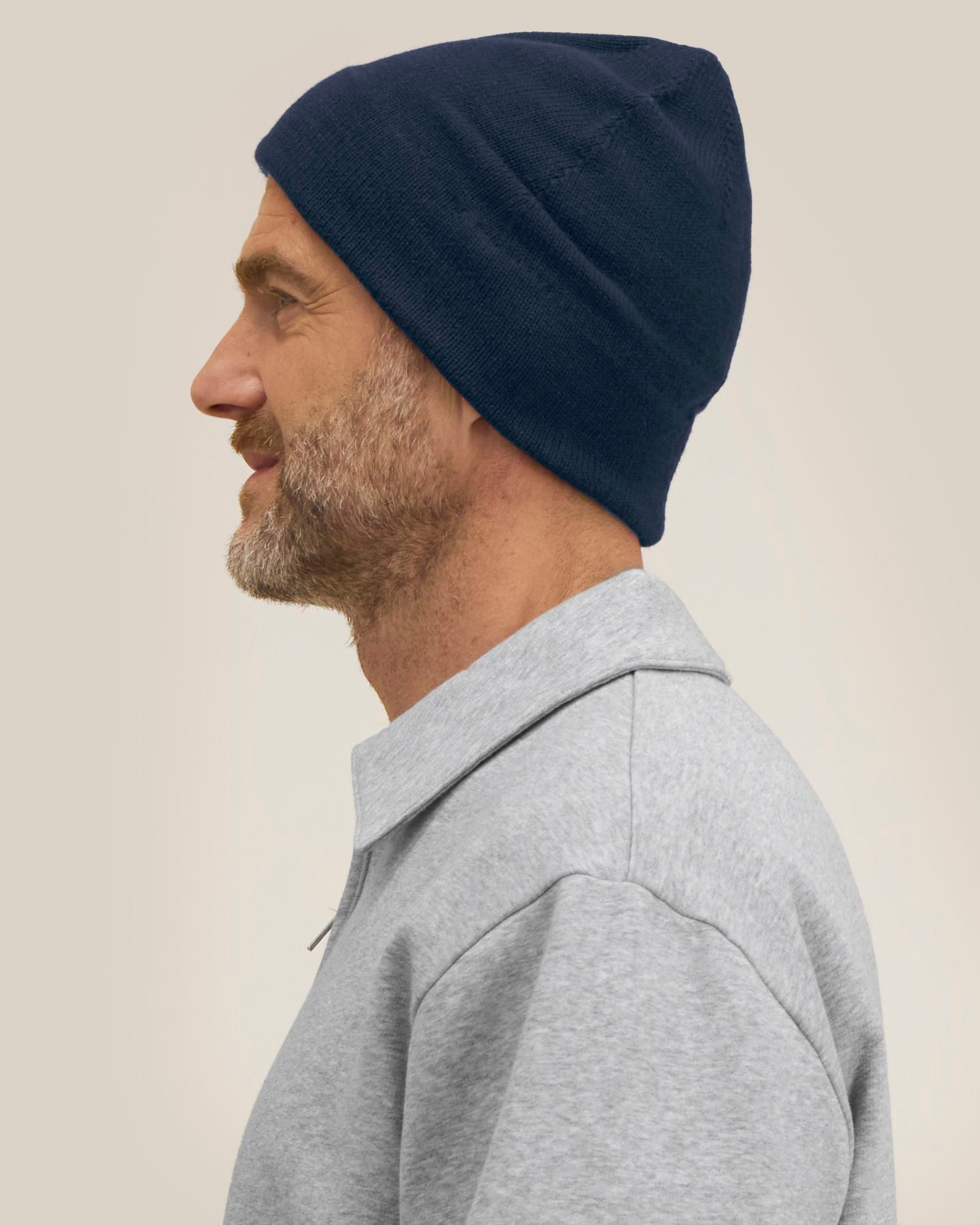 Unisex Fleece-Lined Organic Cotton Beanie | Fielder - STAU297