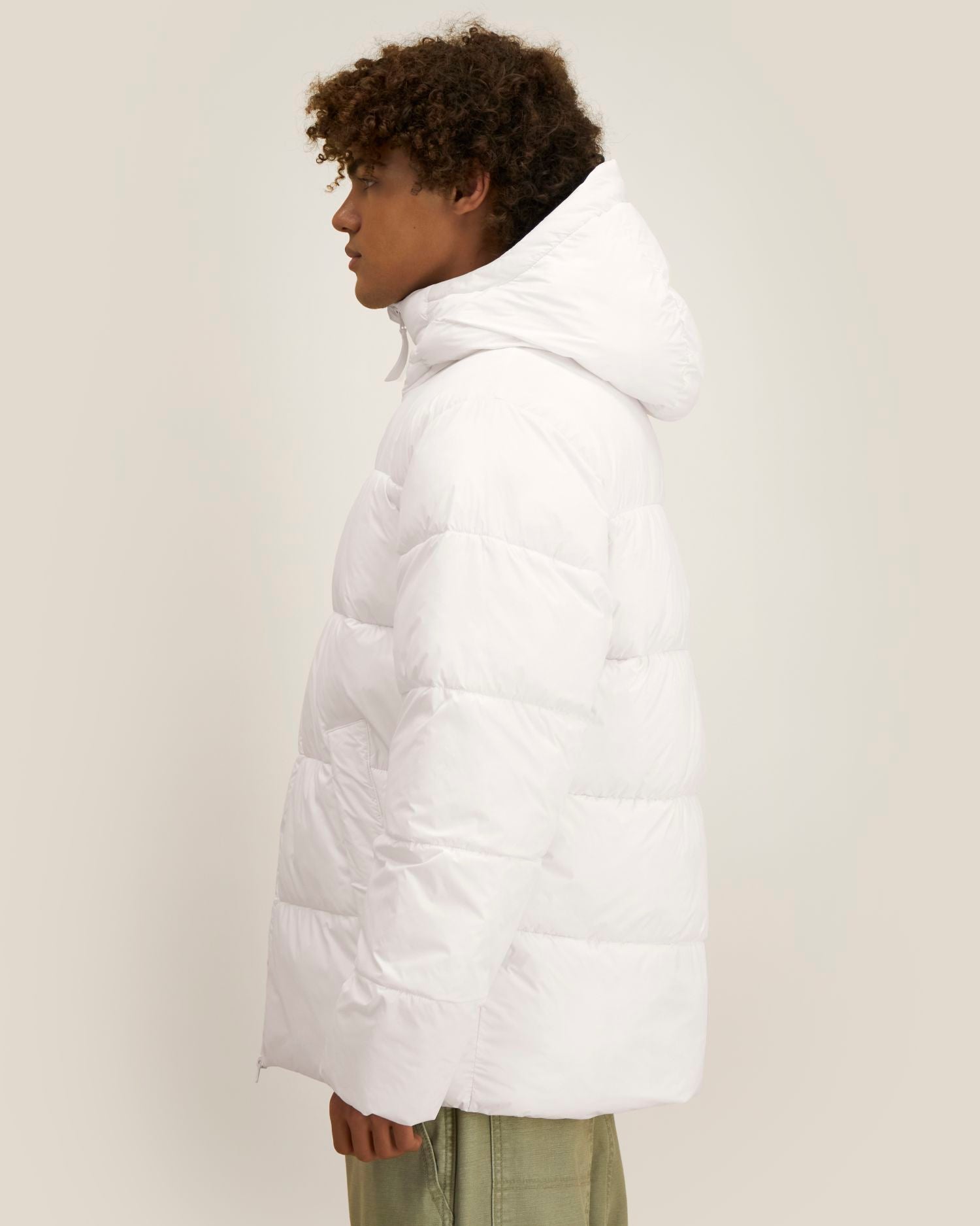 Unisex-Pufferjacke mit Kapuze aus recyceltem Nylon | Puffer 2.0 - STJU292