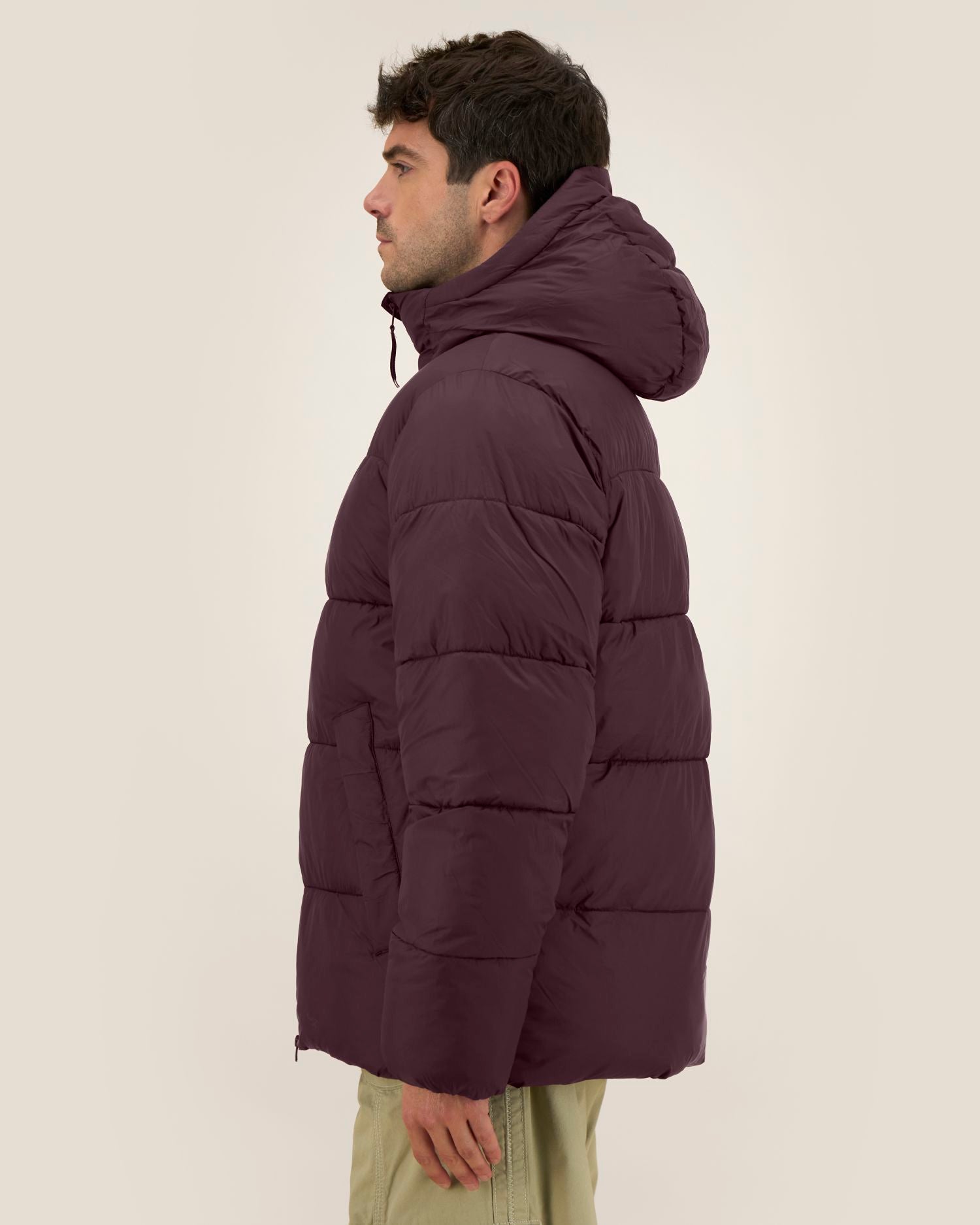 Unisex-Pufferjacke mit Kapuze aus recyceltem Nylon | Puffer 2.0 - STJU292