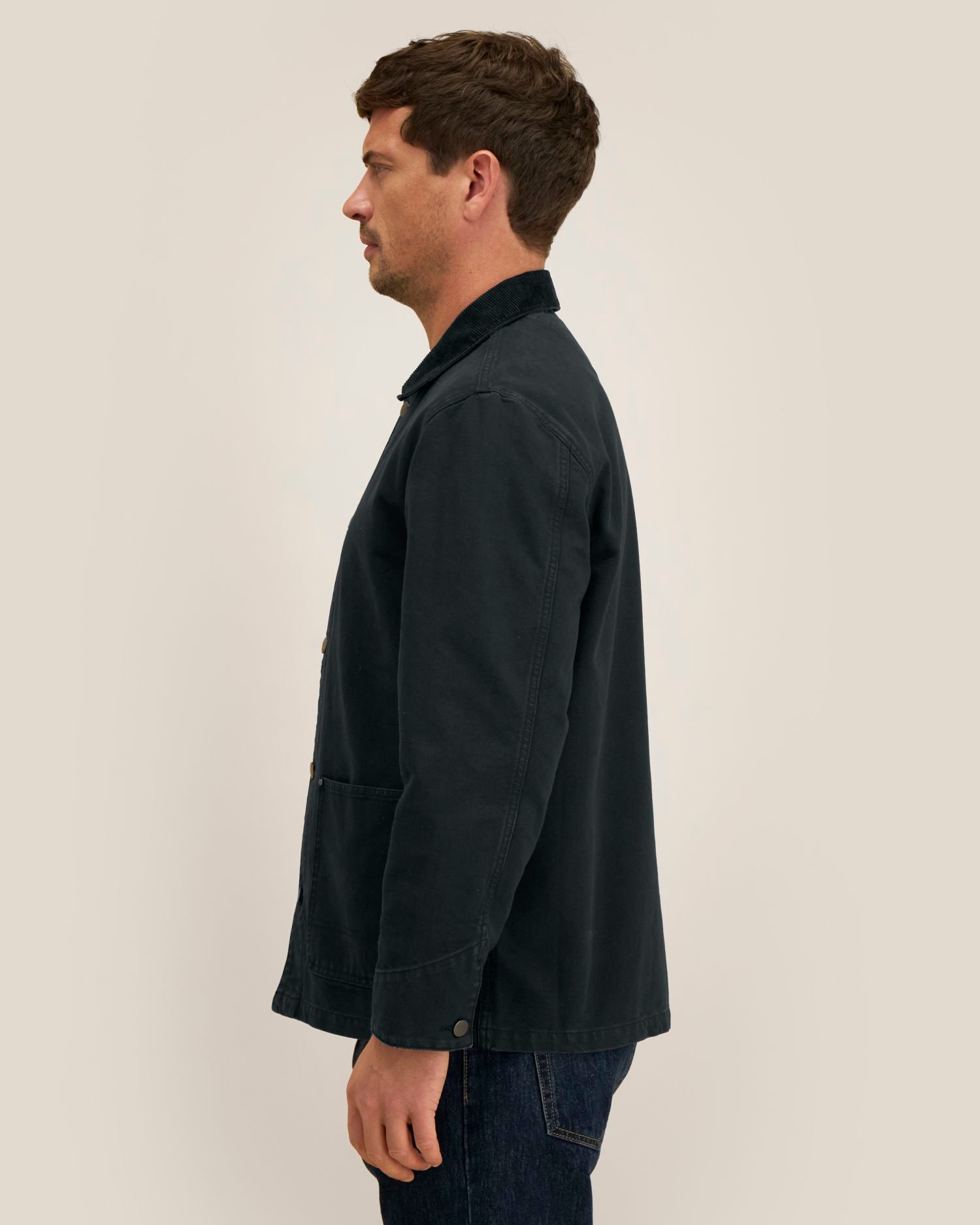 Unisex-Jacke aus stückgefärbtem Baumwoll-Canvas – 379 GSM | Arbeitsjacke – STJU294