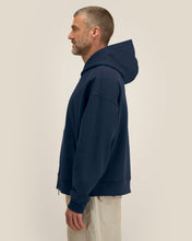 Sudadera unisex Oversized con capucha y cremallera completa de algodón reciclado - 400 g/m² | Fronter - STSU275