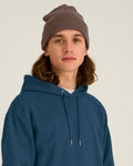 Zweilagige Beanie aus Bio- und Recyclingmaterialien | Rippstrick-Beanie STAU772