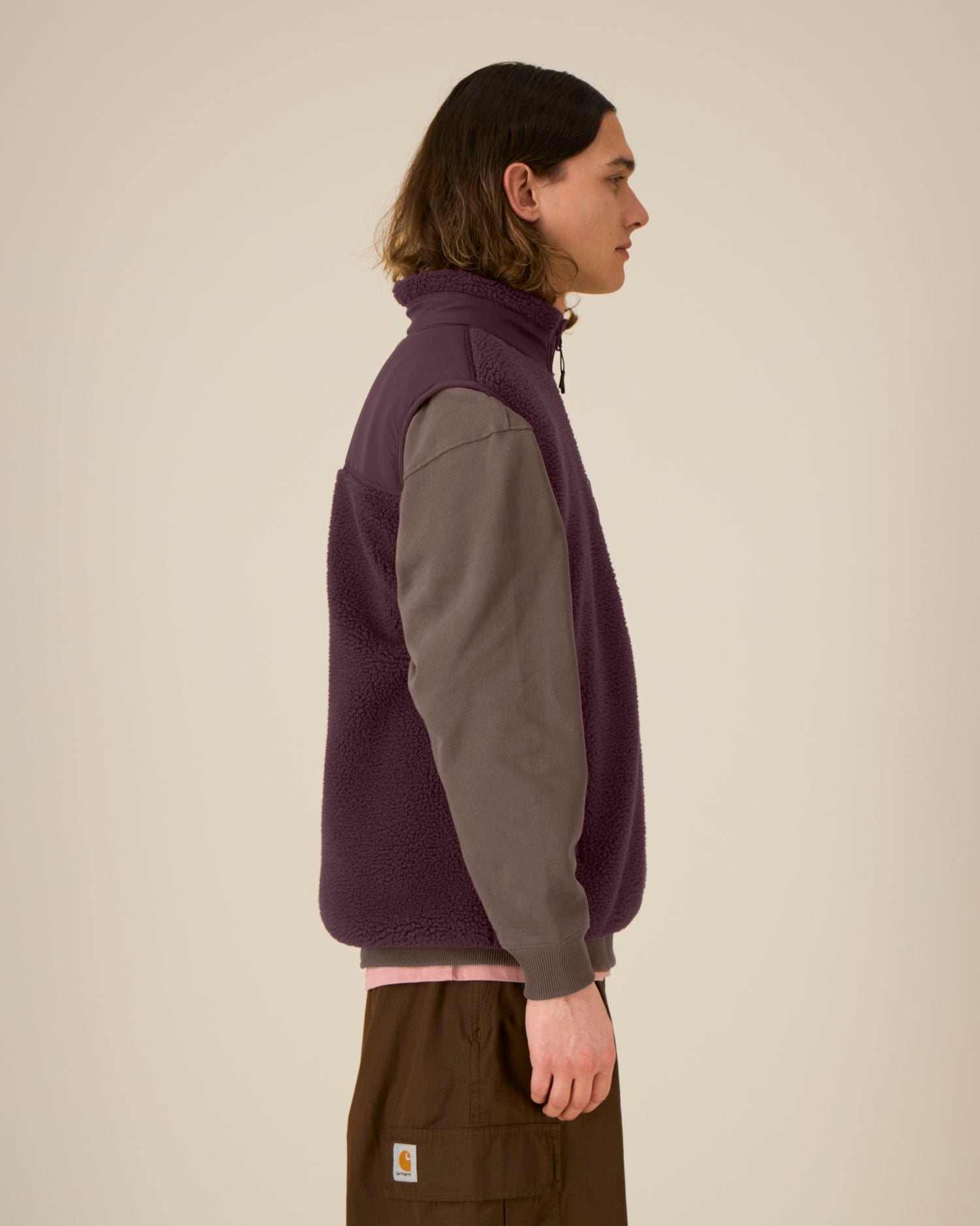 Veste Sherpa Sans Manches Recyclée Unisexe | Liner STJU249