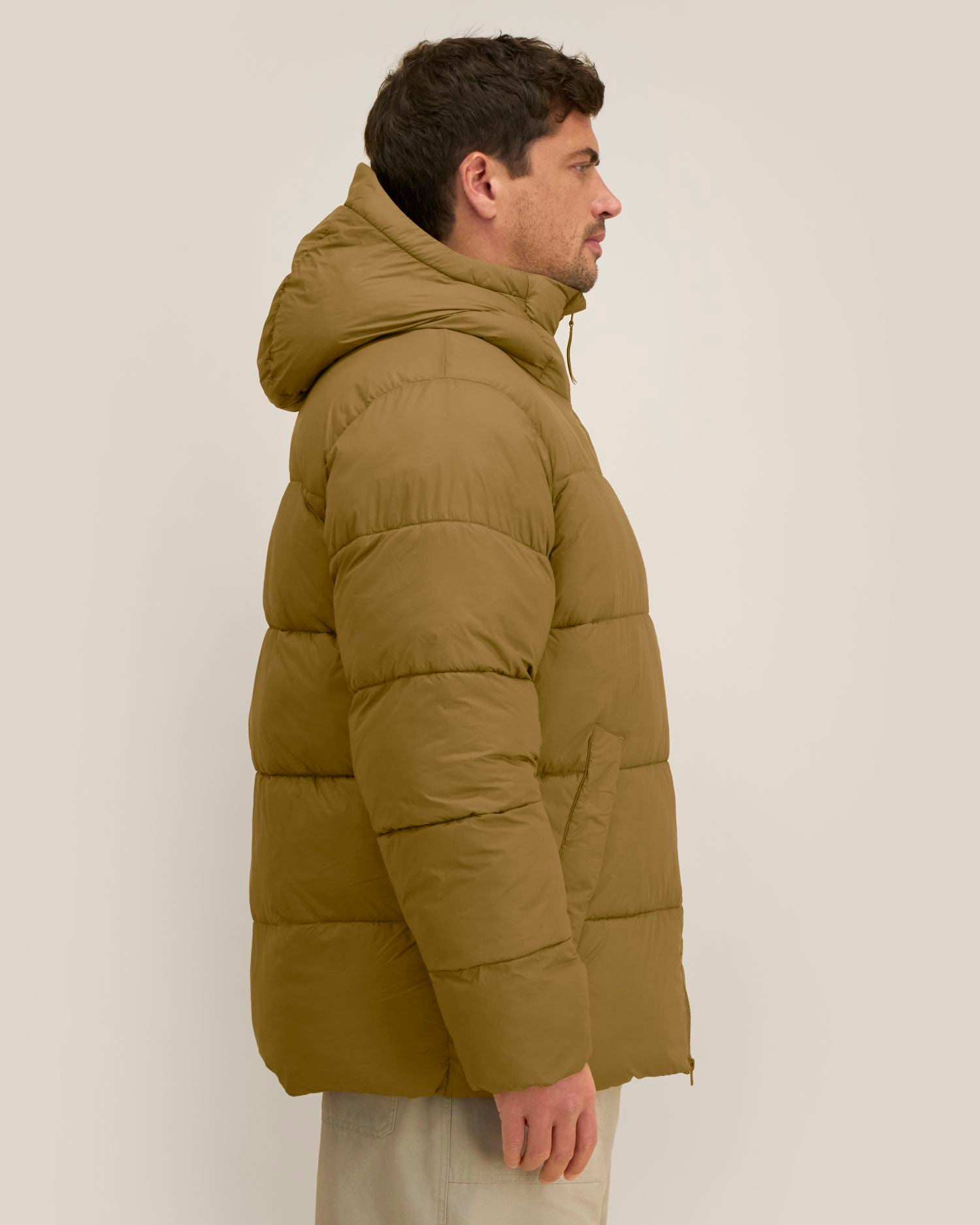 Unisex-Pufferjacke mit Kapuze aus recyceltem Nylon | Puffer 2.0 - STJU292