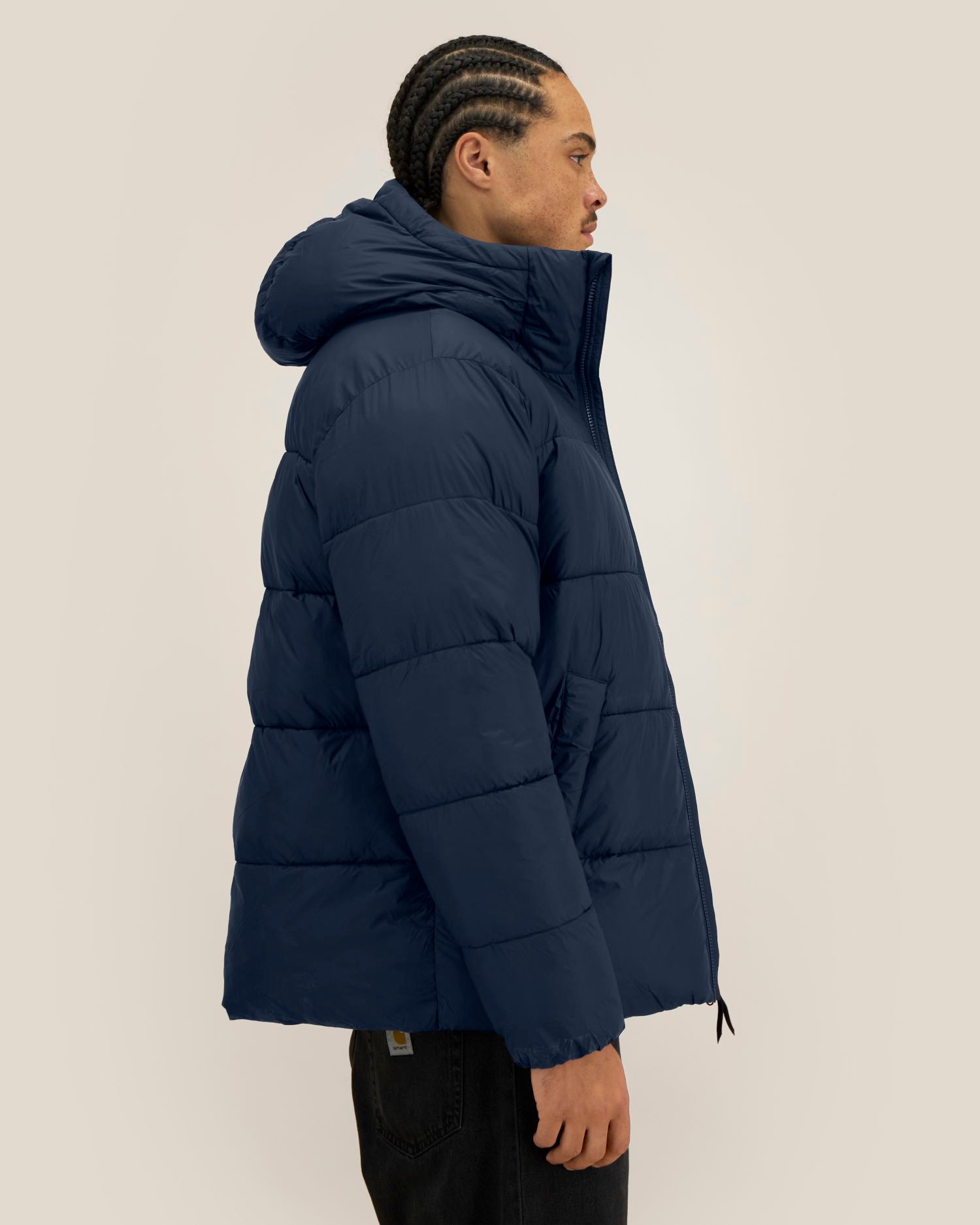 Unisex-Pufferjacke mit Kapuze aus recyceltem Nylon | Puffer 2.0 - STJU292