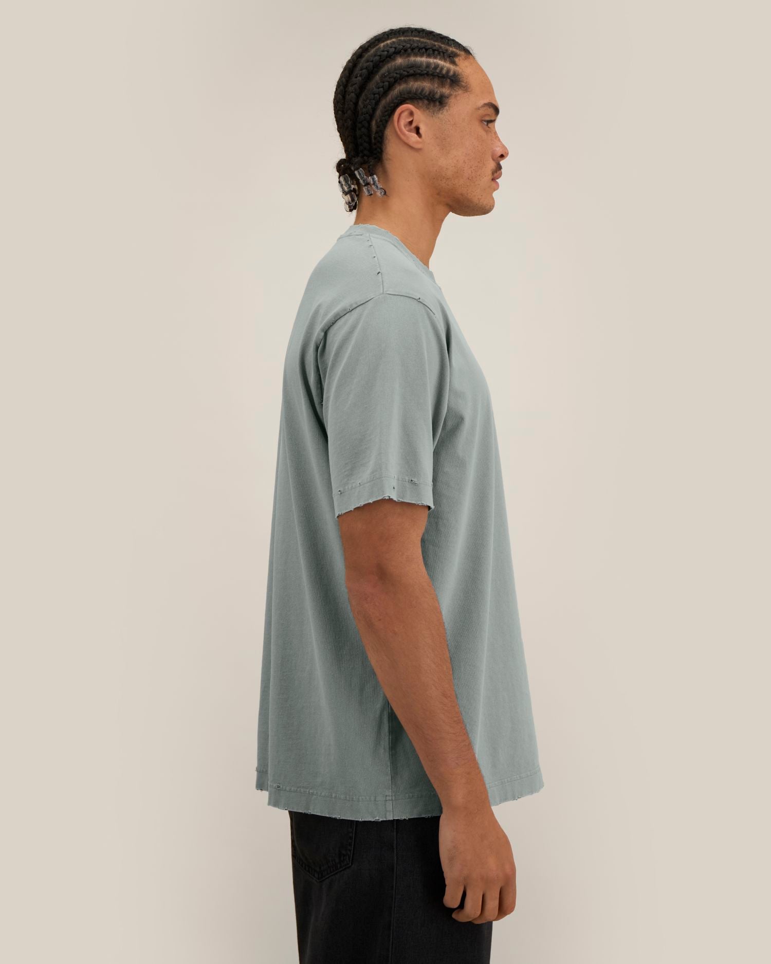 Stückgefärbtes schweres T-Shirt im Used-Look – 240 GSM | Freestyler Super Vintage – STTU280