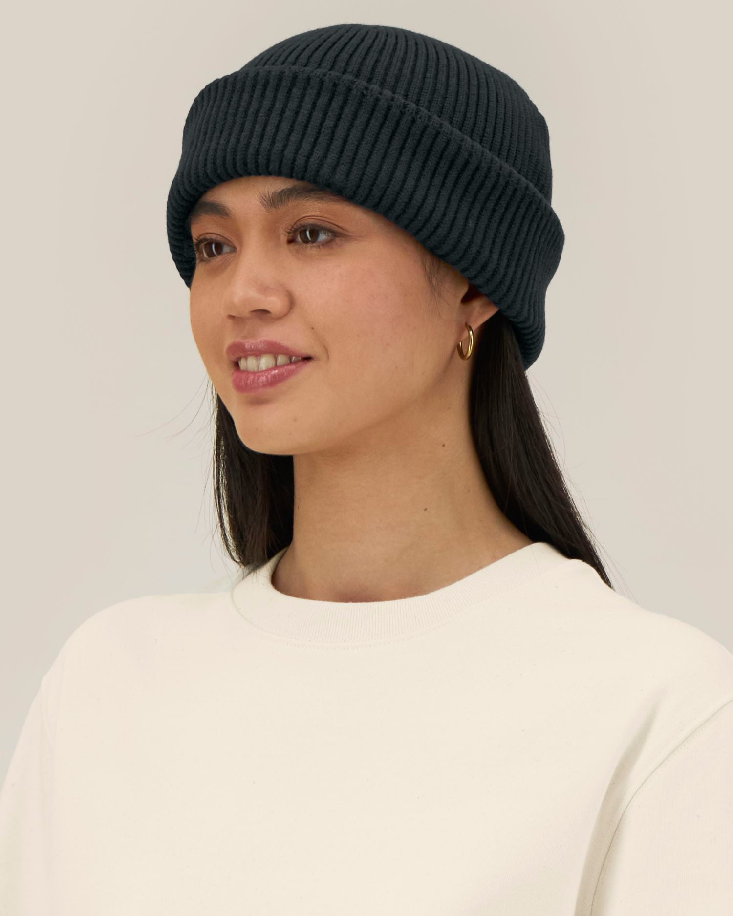 Unisex-Fisherman-Beanie aus Rippstrick | Fisherman Beanie 2.0 – STAU296