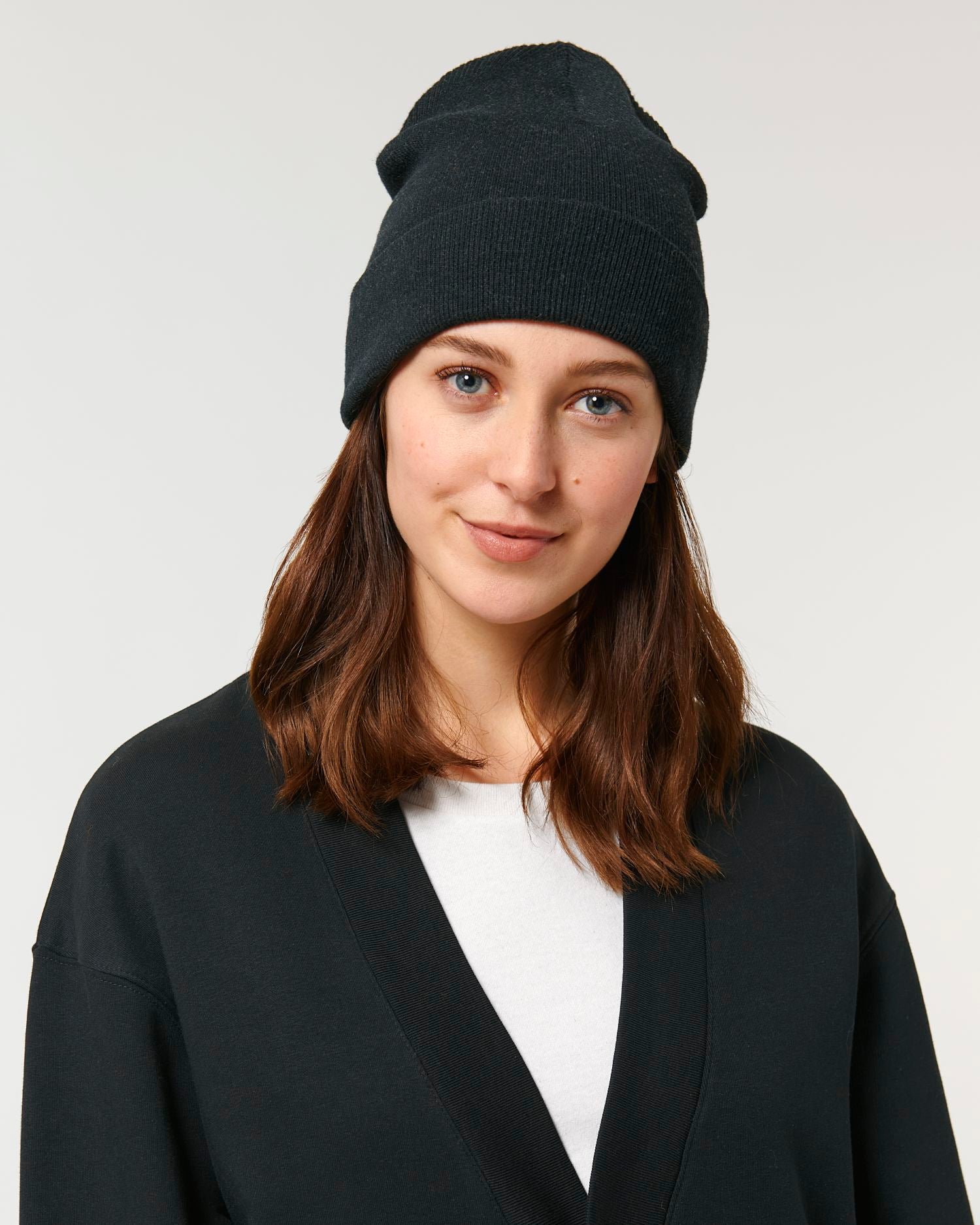 Organic & Recycled Two-Layer Beanie | Rib Beanie STAU772