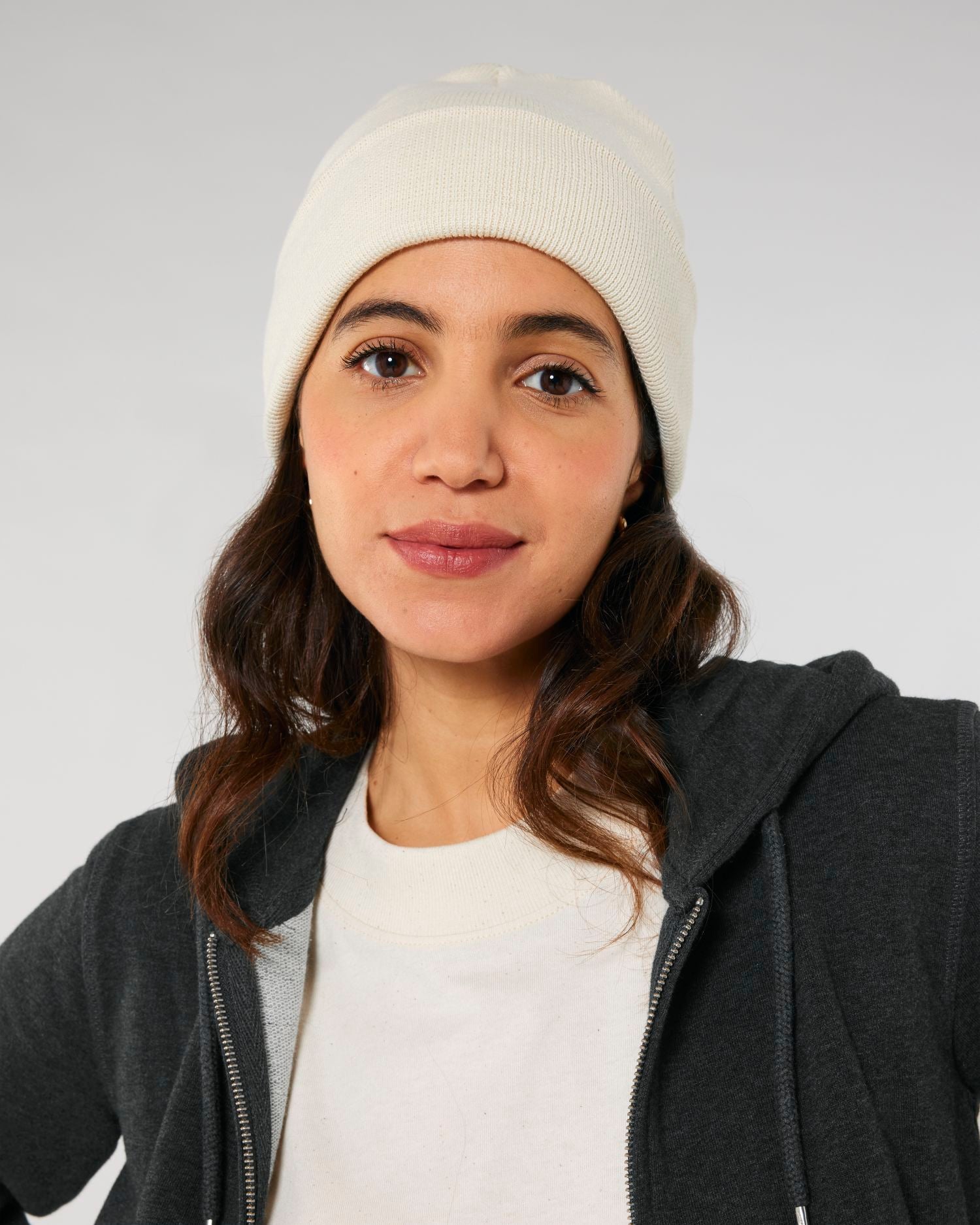 Organic & Recycled Two-Layer Beanie | Rib Beanie STAU772