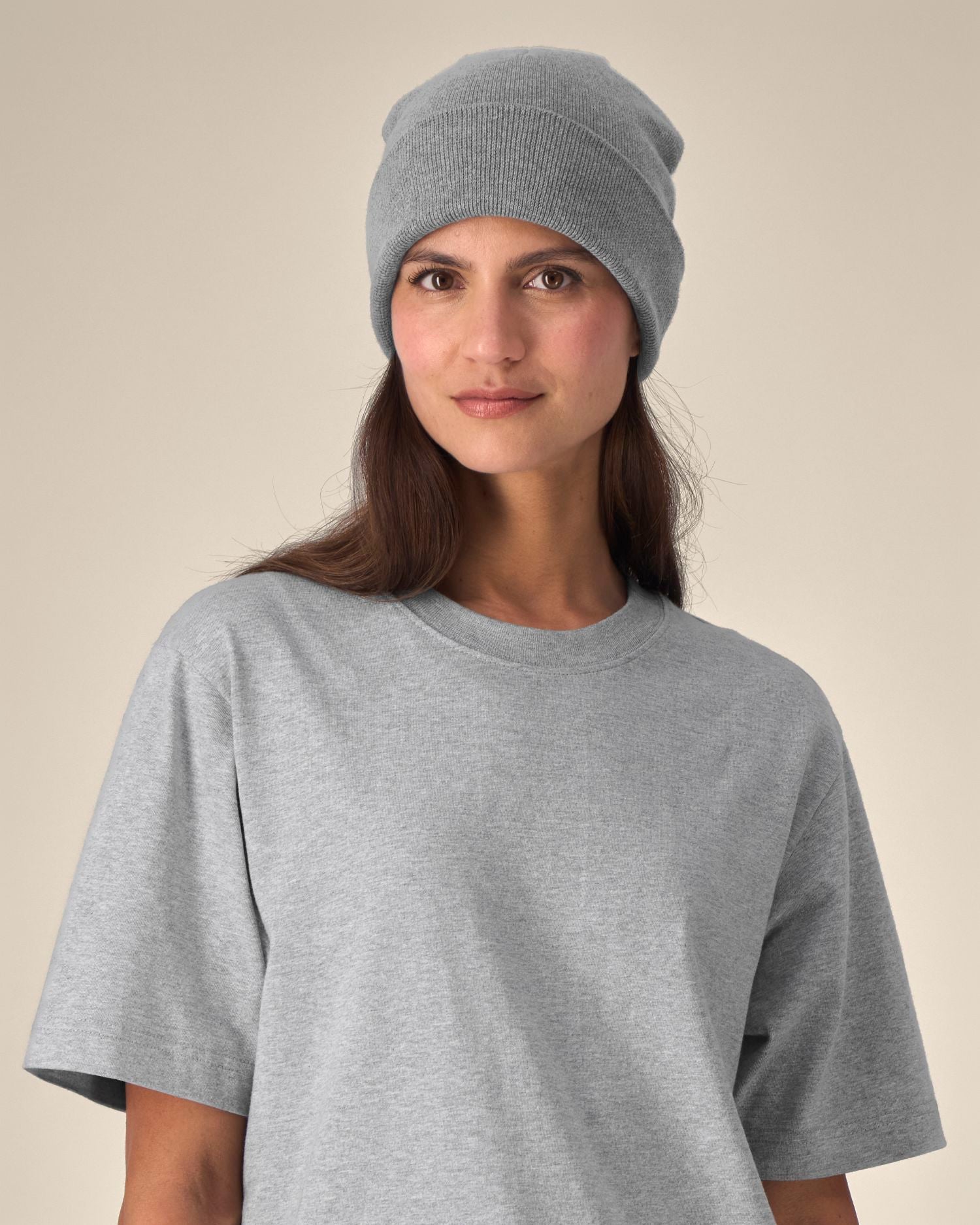 Organic & Recycled Two-Layer Beanie | Rib Beanie STAU772