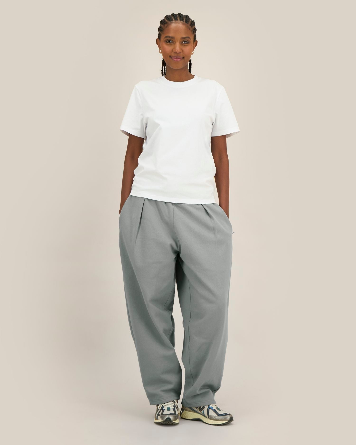 Pantalon de jogging unisexe Oversized à jambes ballon en coton recyclé - 400 g/m² | Barreler - STBU276