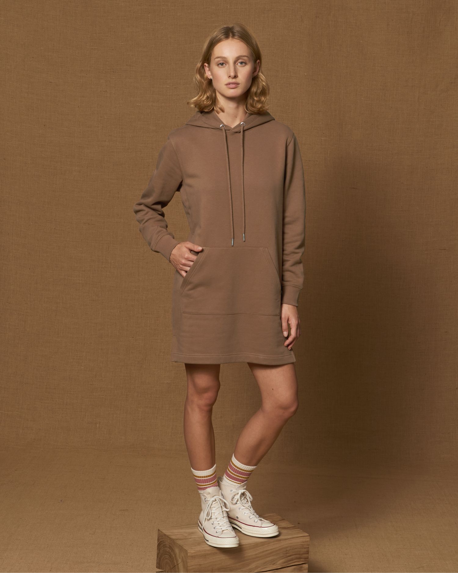 Women's Organic Hoodie Dress - 300 g/m² | Stella Streeter dress STDW143