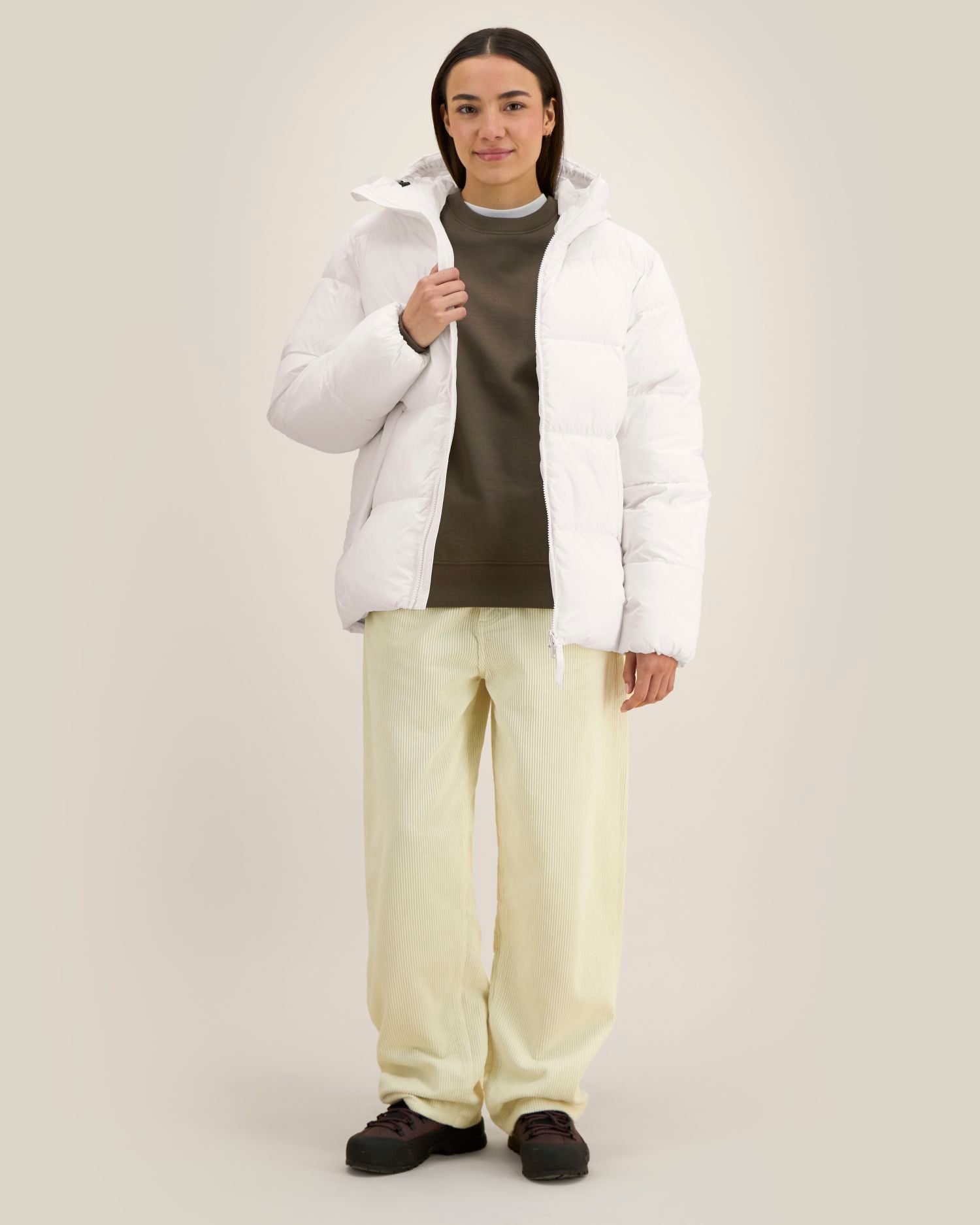 Unisex-Pufferjacke mit Kapuze aus recyceltem Nylon | Puffer 2.0 - STJU292