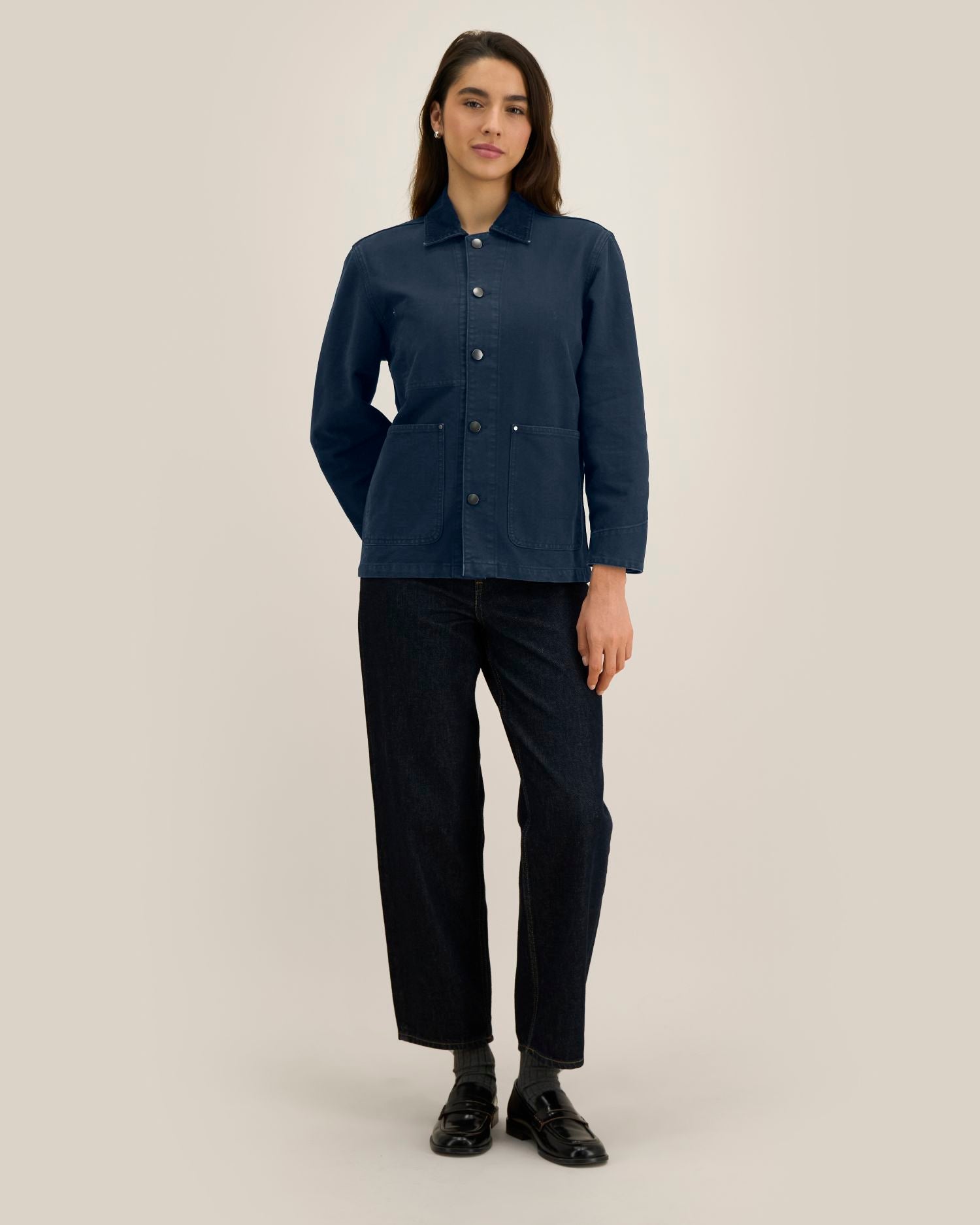 Unisex-Jacke aus stückgefärbtem Baumwoll-Canvas – 379 GSM | Arbeitsjacke – STJU294