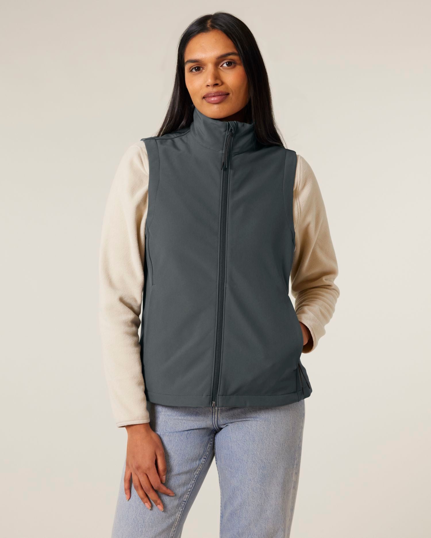 Chaleco sin mangas repelente al agua para mujeres - 315 GSM | Stella Trail Blazer STJW236