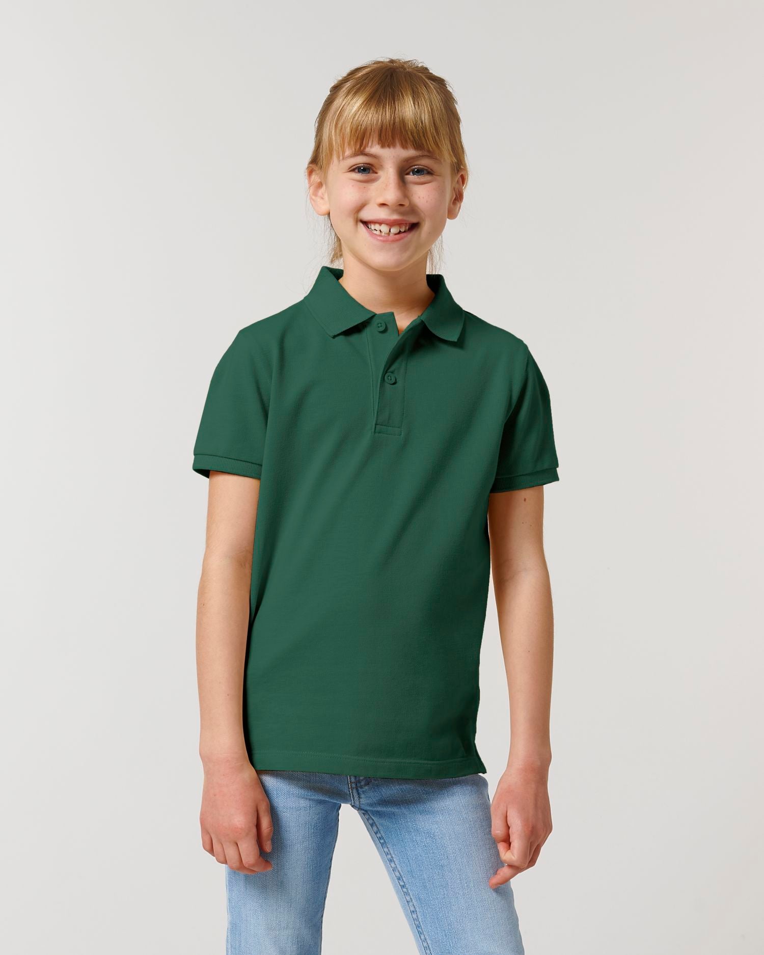 Polo orgánico clásico para niños - 220 g/m² | Mini SprinterSTPK908