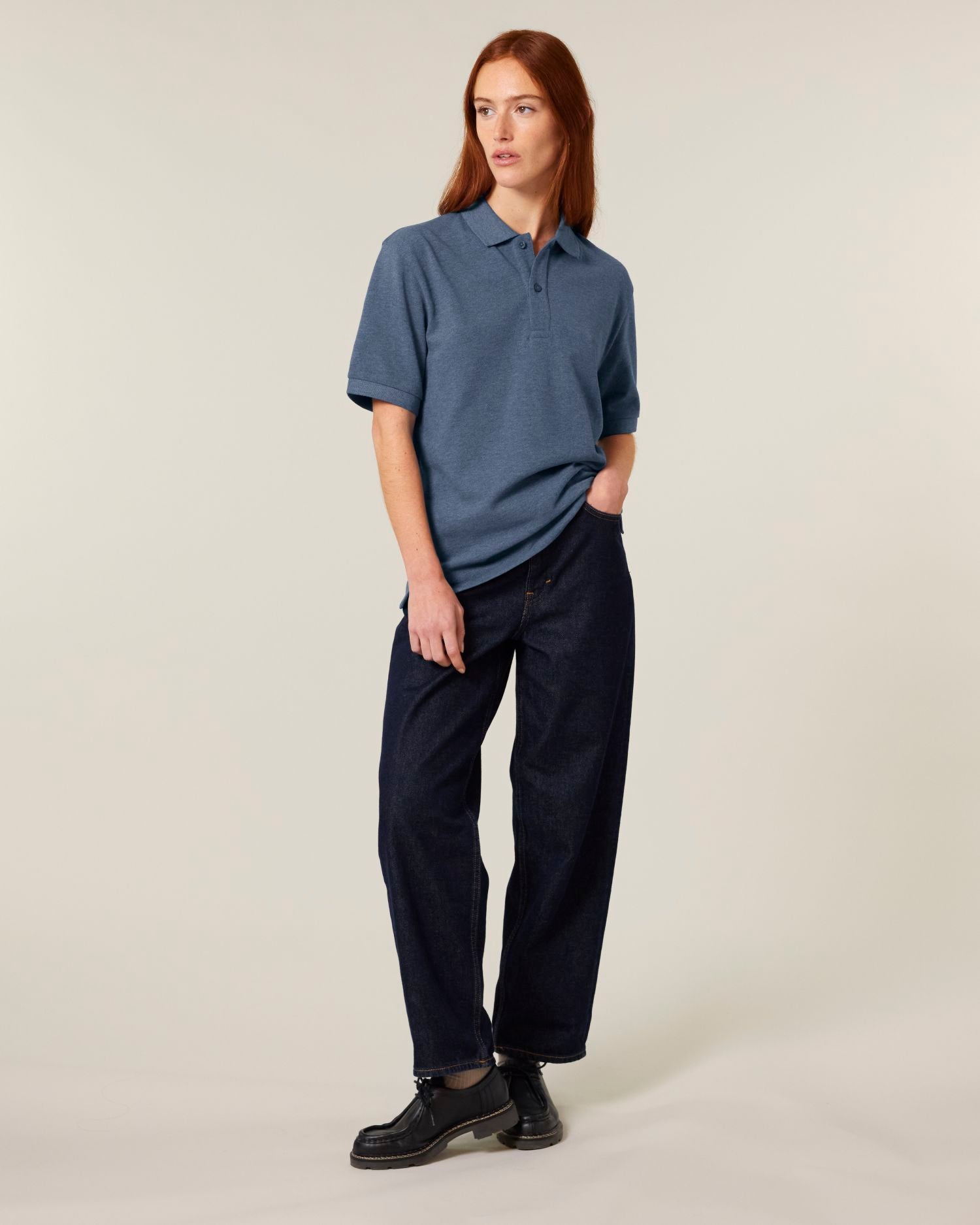 Polo de algodón orgánico unisex - 240 GSM | Prepster 2.0 STPU222