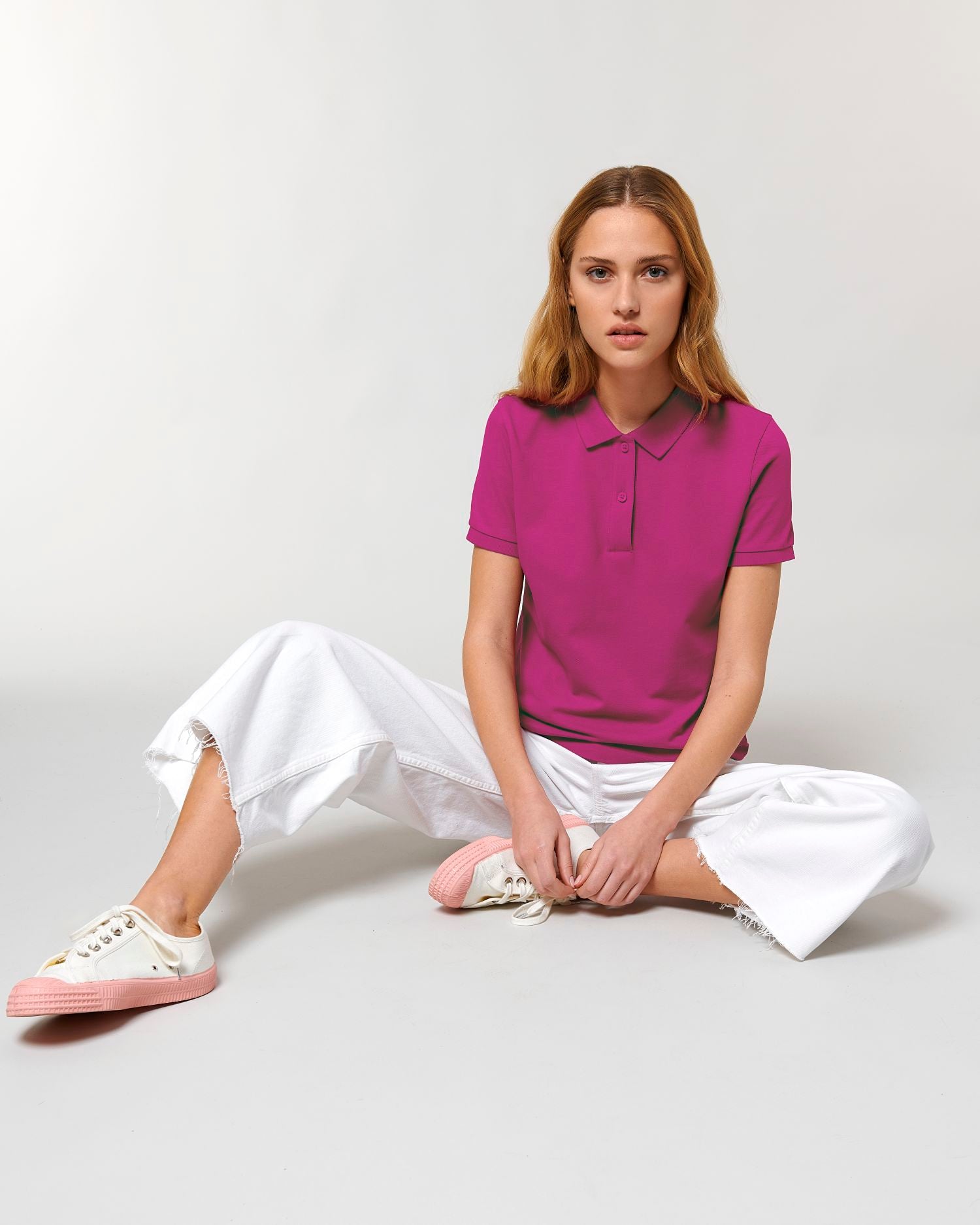 Women's Fitted Organic Polo - 200 g/m² | Stella Elliser Polos STPW333