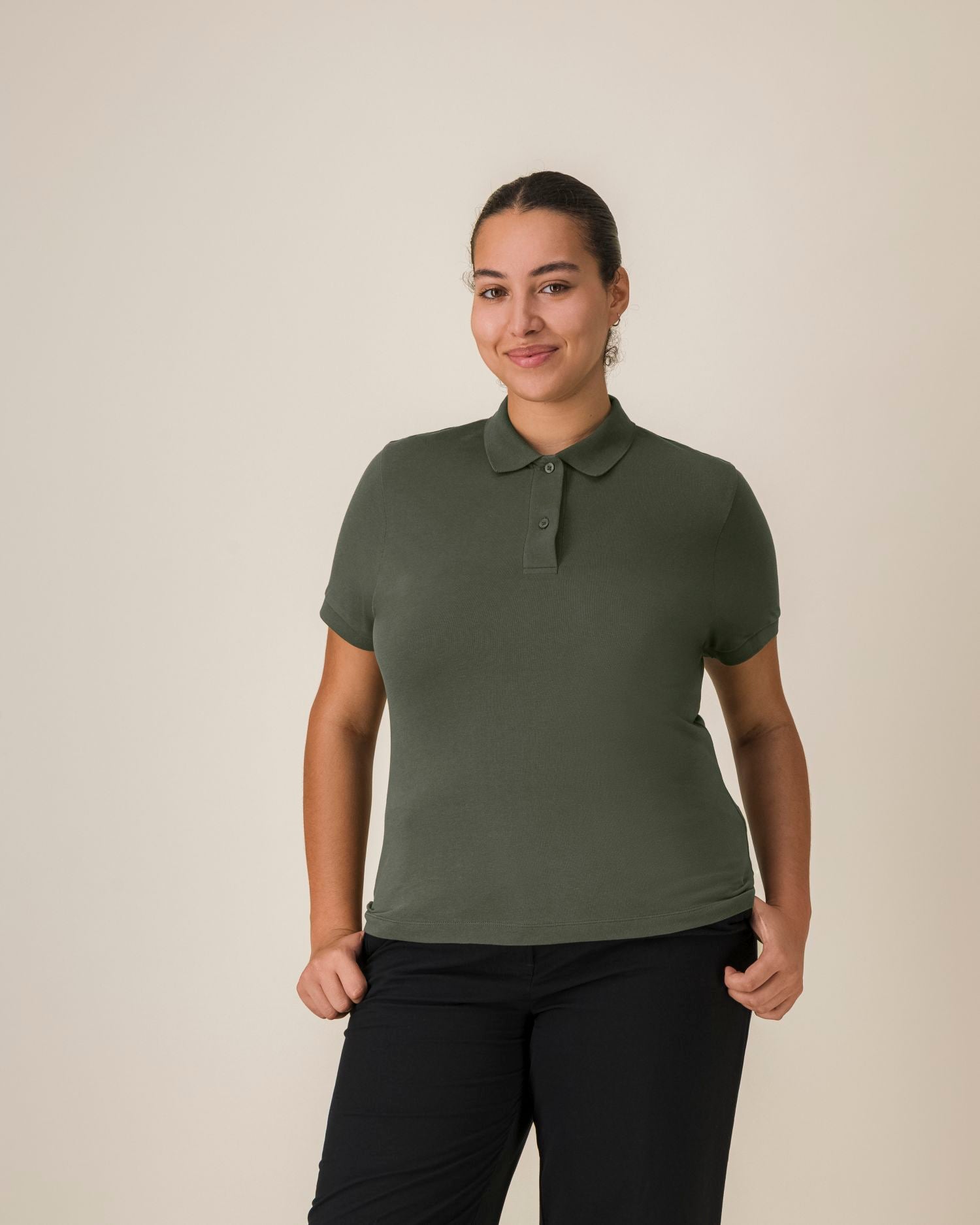 Dames Getailleerd Poloshirt - 185 GSM | Stella Coaster STPW977